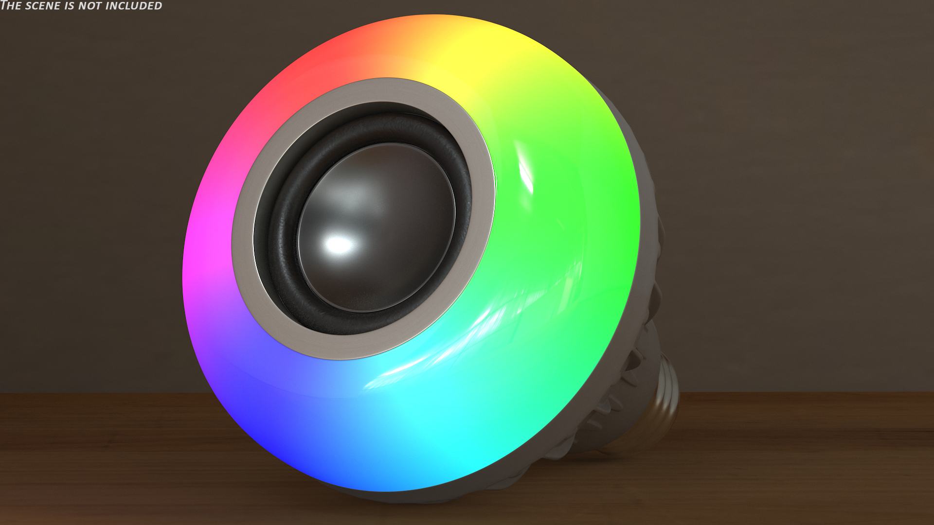 3D Colored Light Bulb Speaker