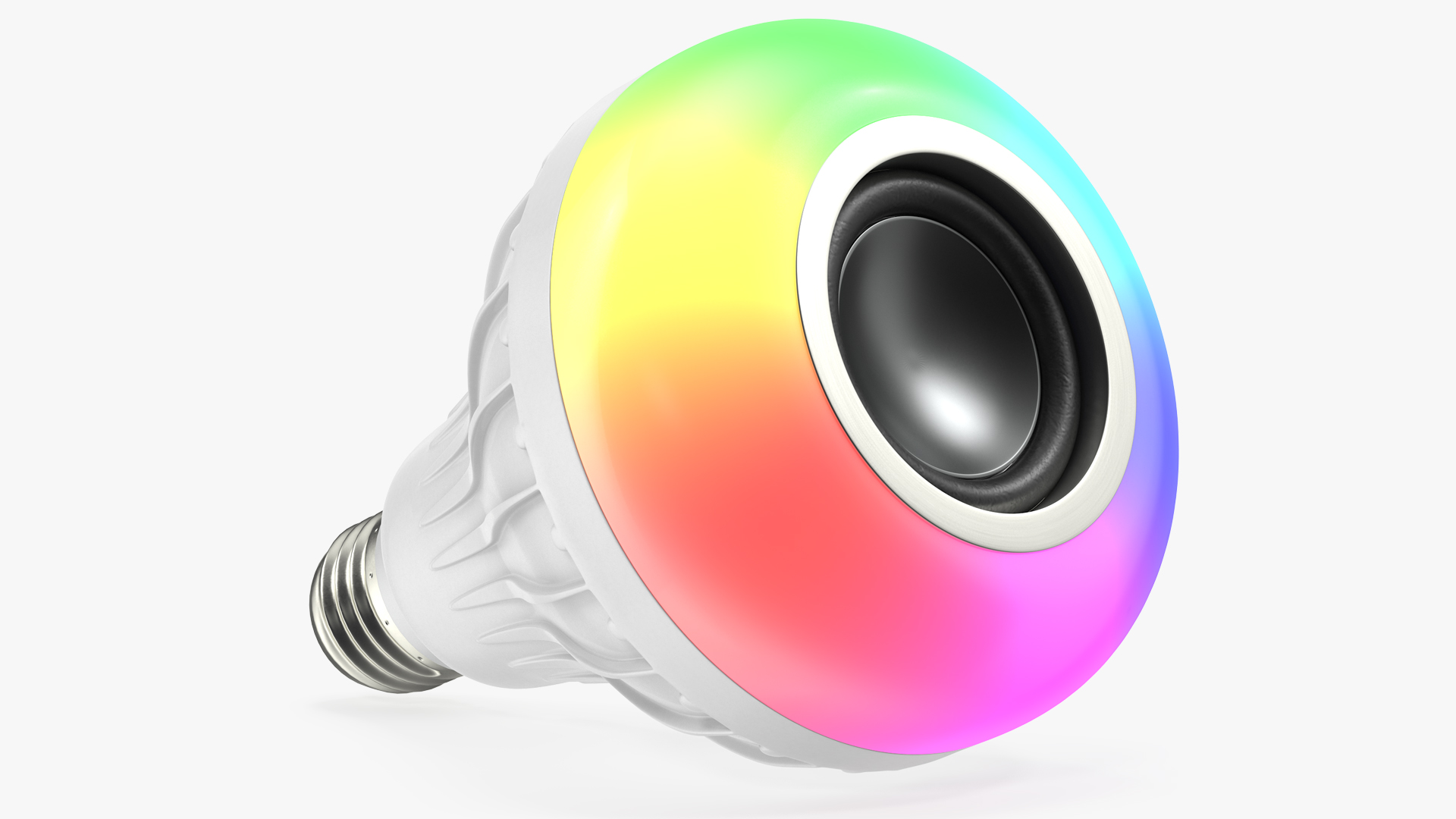 3D Colored Light Bulb Speaker