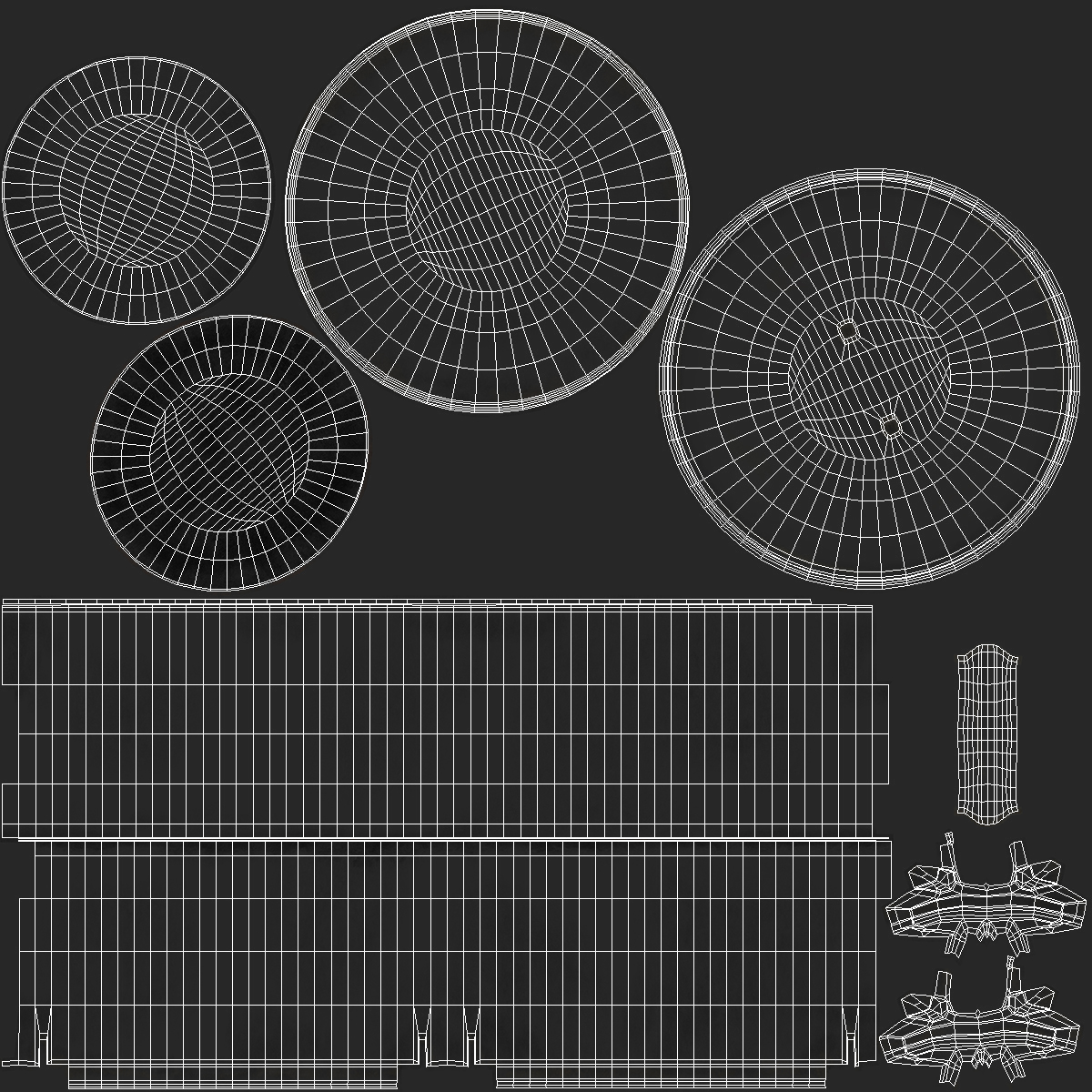 3D model Round Cast Iron Camp Oven