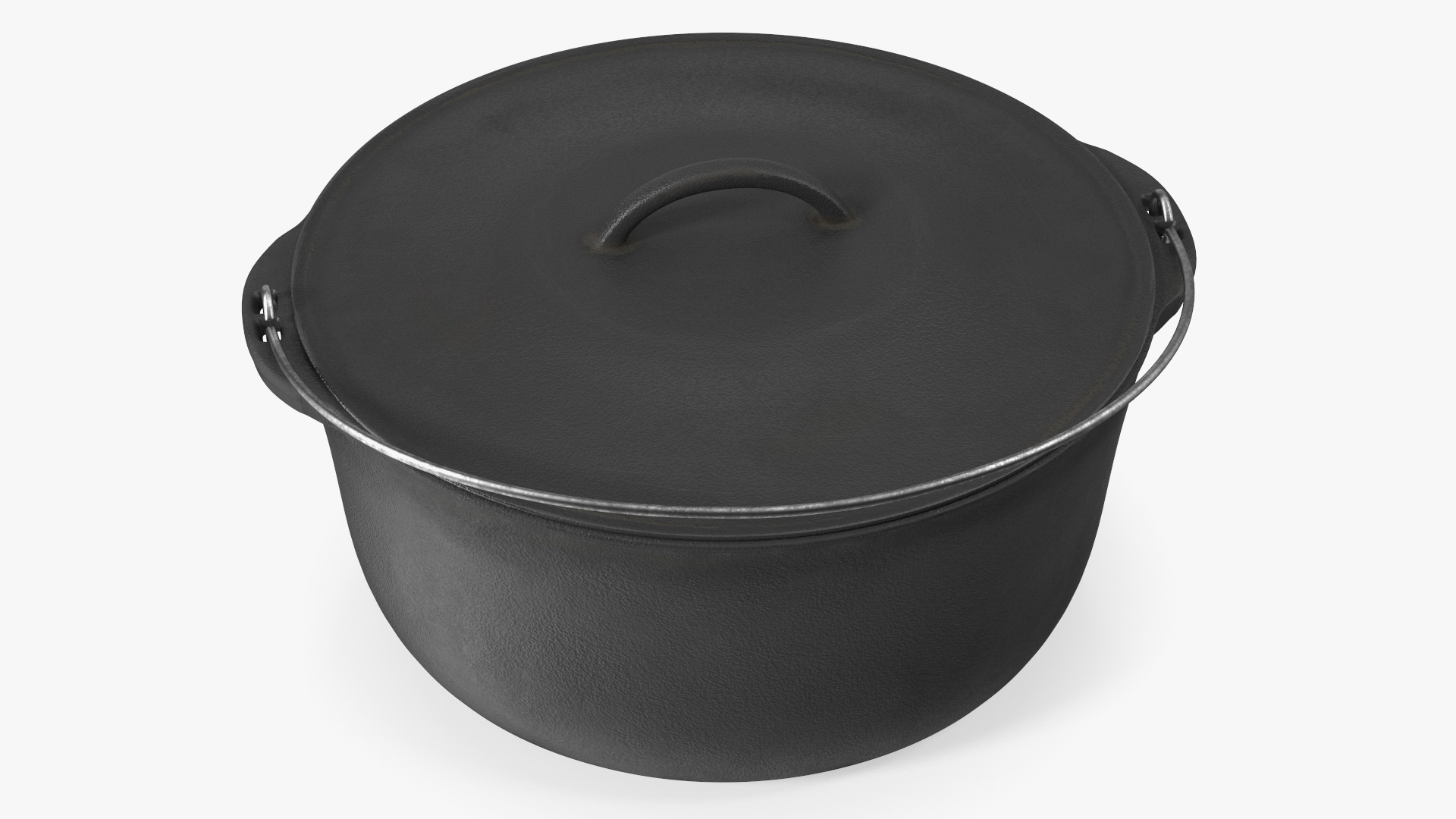 3D model Round Cast Iron Camp Oven
