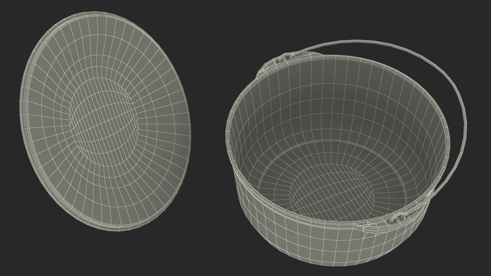 3D model Round Cast Iron Camp Oven