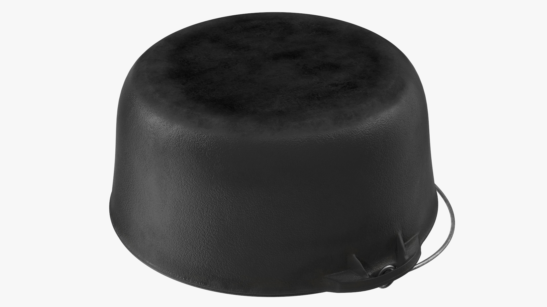 3D model Round Cast Iron Camp Oven