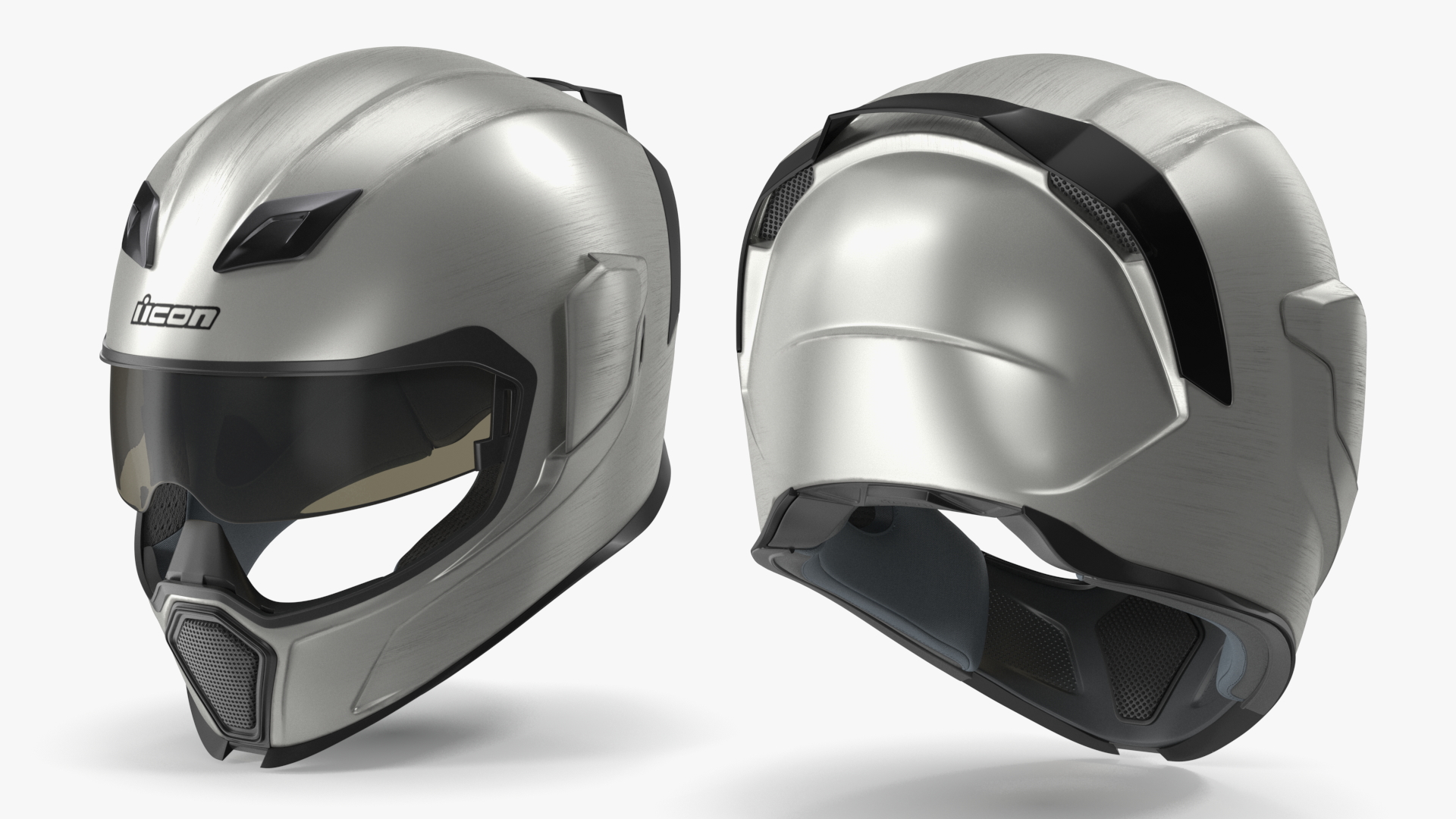 3D Motorcycle Helmet Icon Airflite Quicksilver model