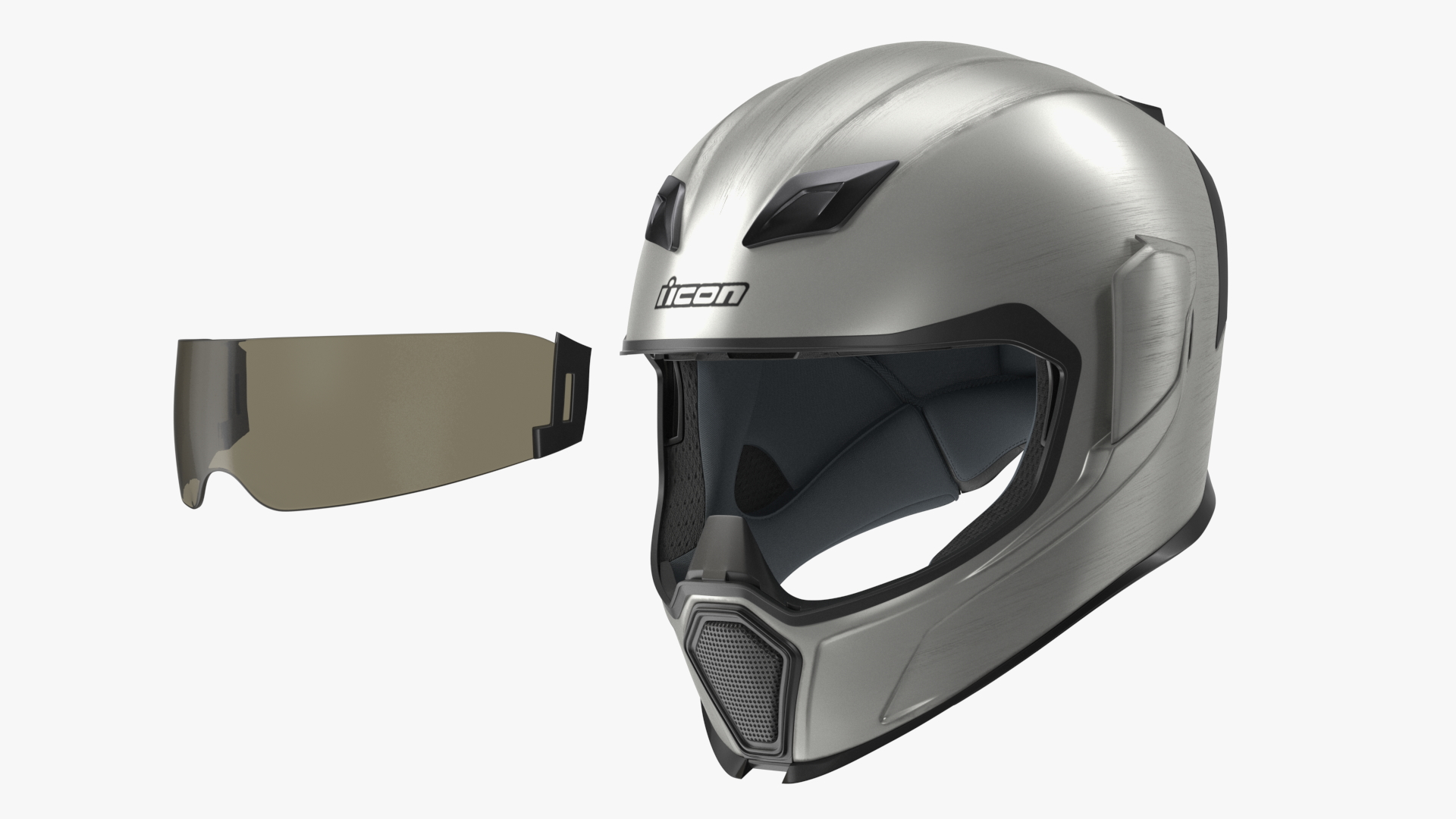 3D Motorcycle Helmet Icon Airflite Quicksilver model