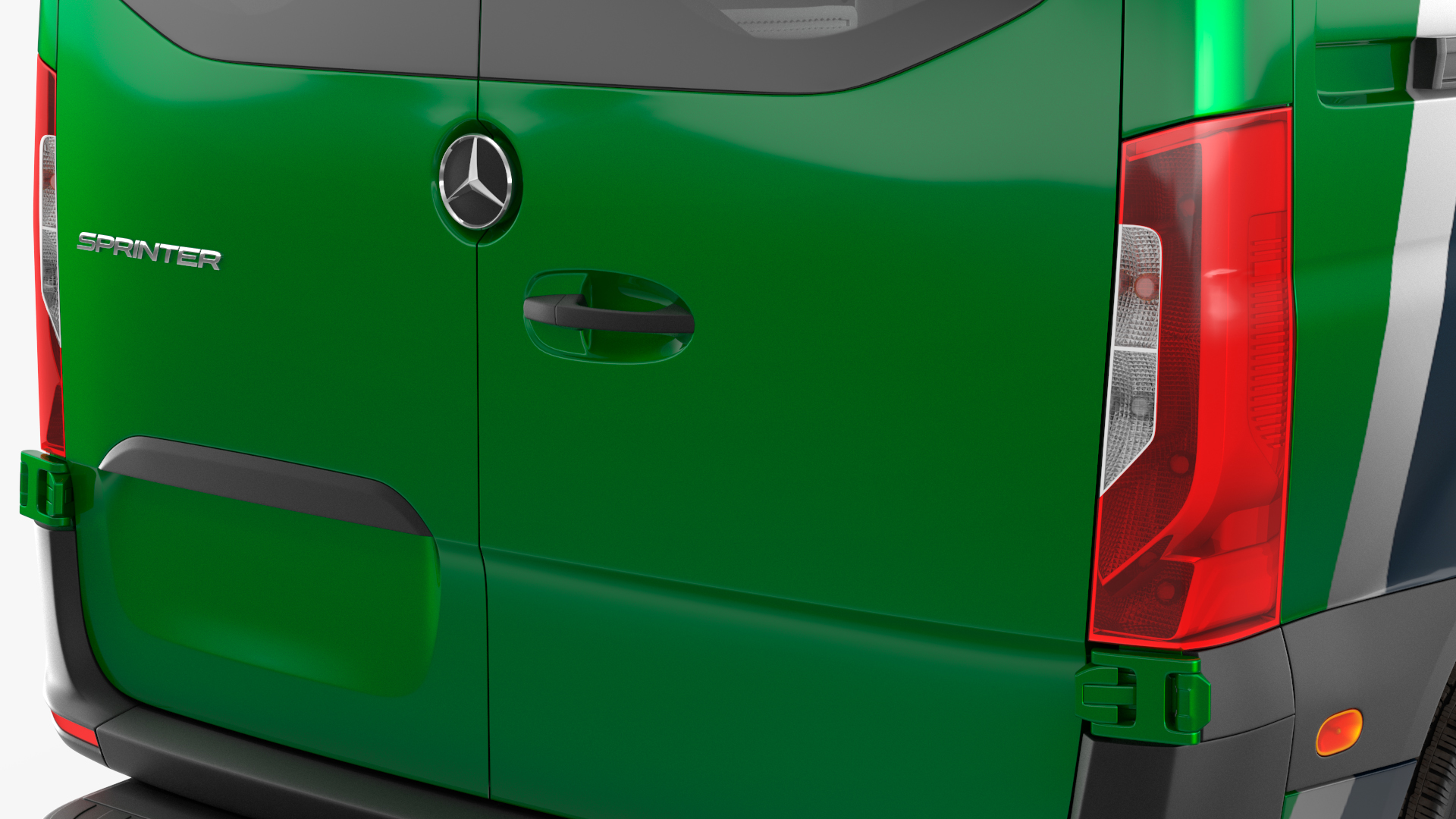 3D model 2019 Mercedes Sprinter Van Your Brand  Rigged