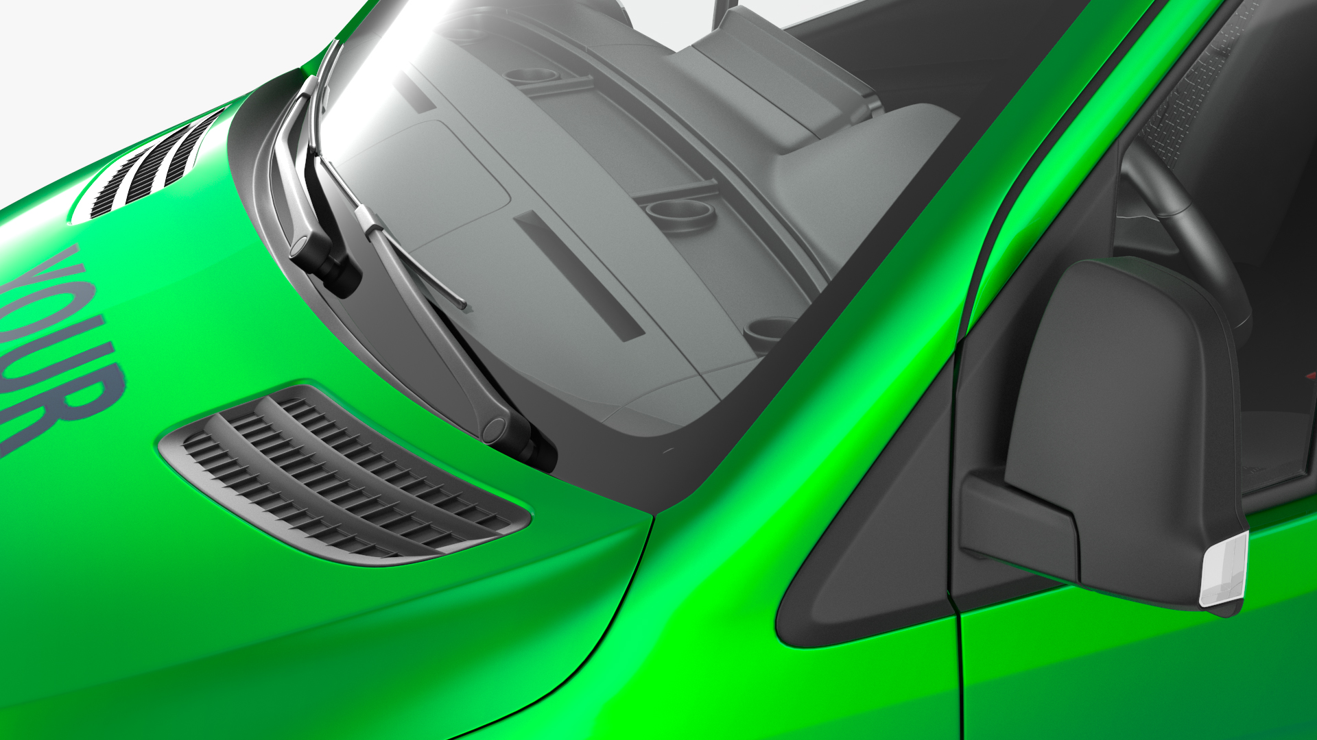 3D model 2019 Mercedes Sprinter Van Your Brand  Rigged