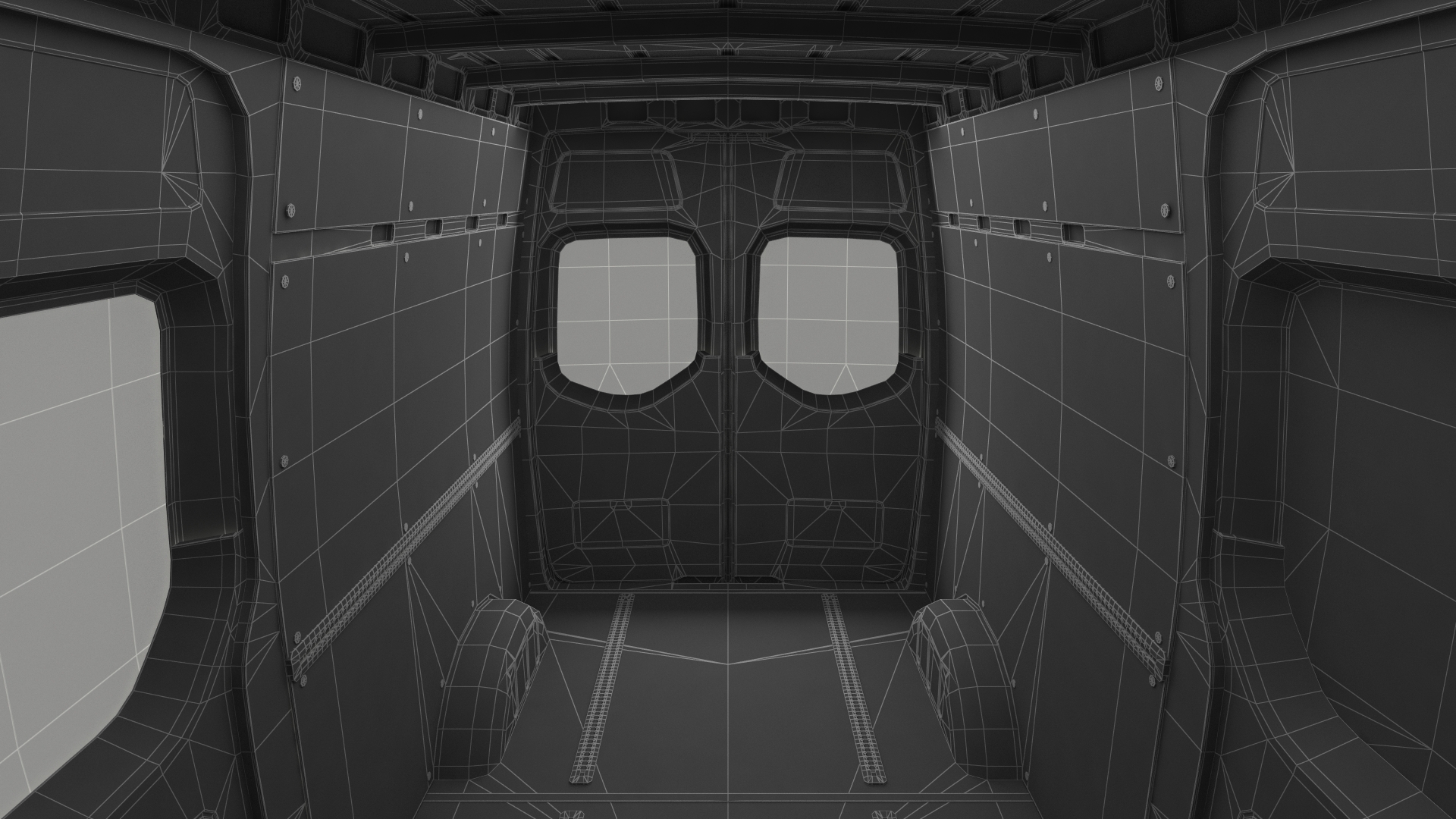 3D model 2019 Mercedes Sprinter Van Your Brand  Rigged
