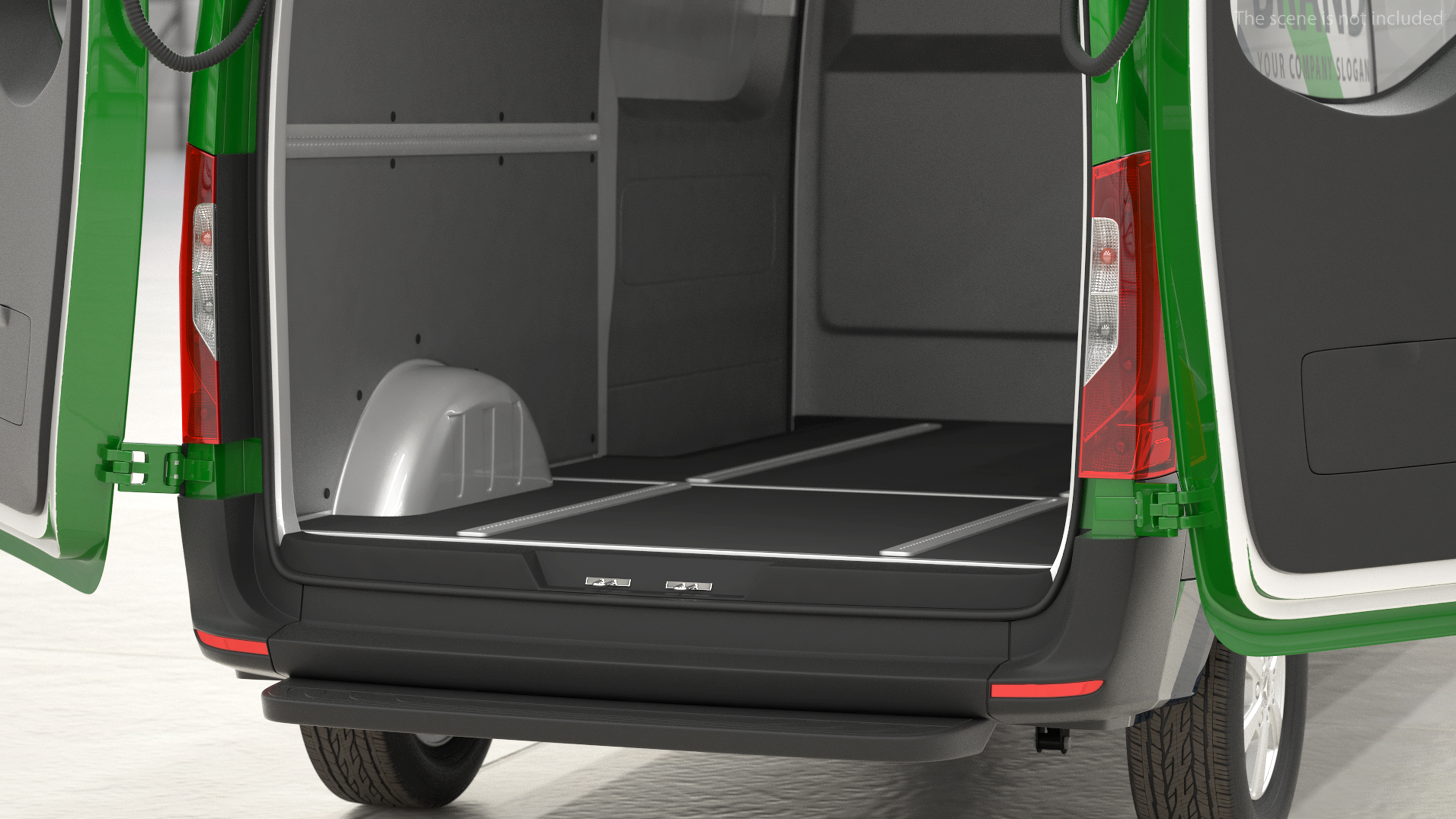 3D model 2019 Mercedes Sprinter Van Your Brand  Rigged