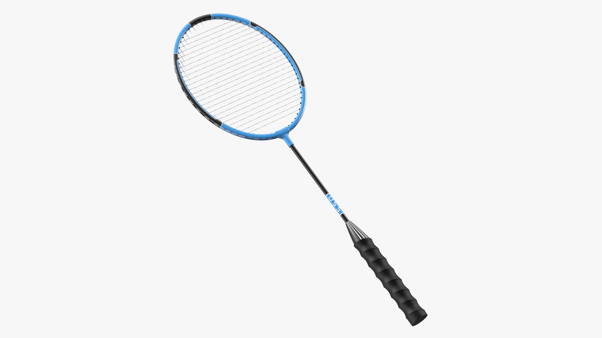 3D Blue Badminton Racket