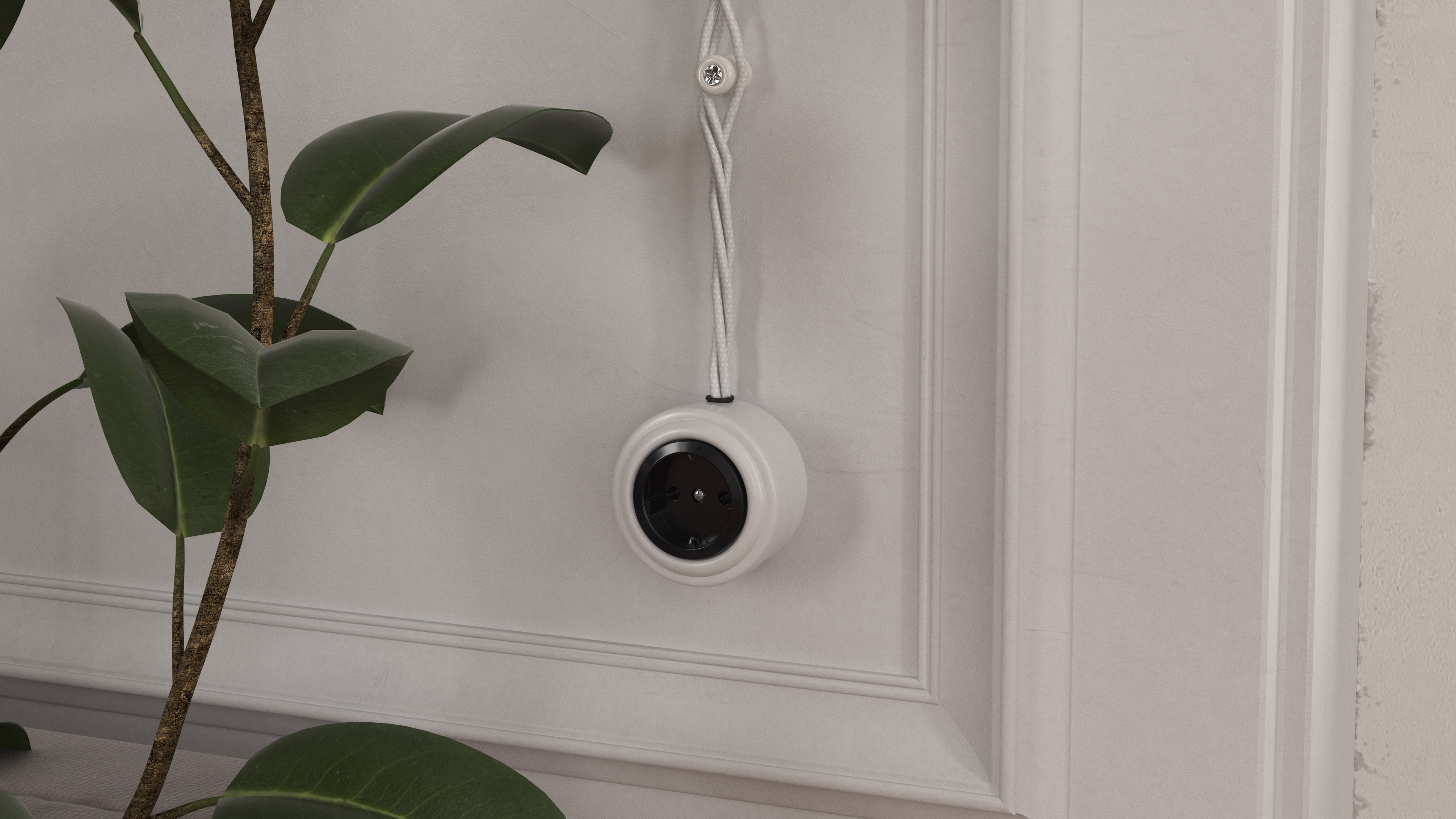 Ceramic Retro Sockets White, view 11