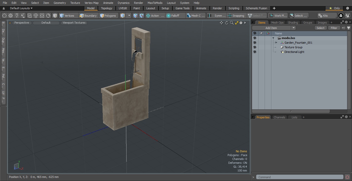 3D model Garden Fountain