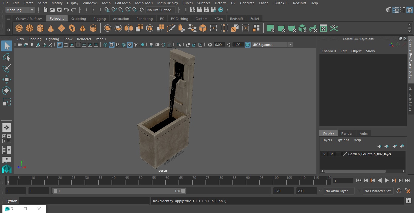 3D model Garden Fountain