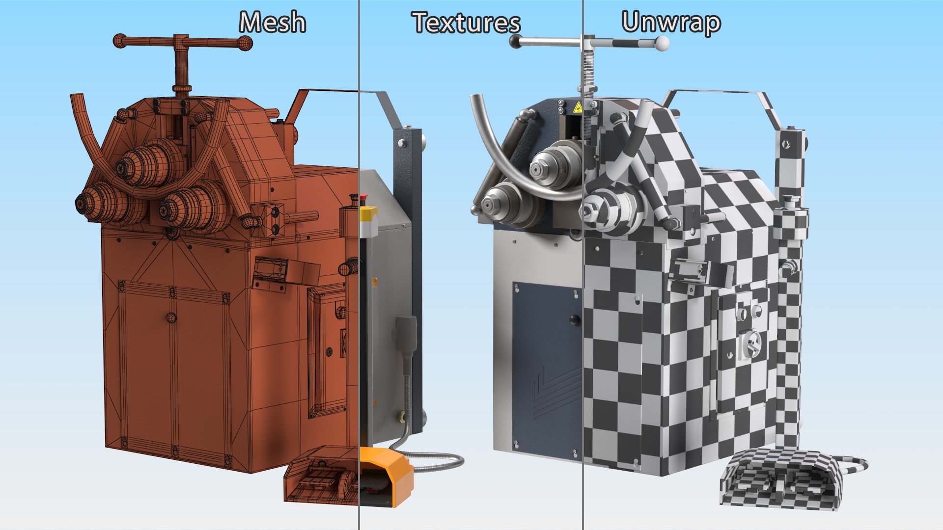 3D model Pipe Bending Machine