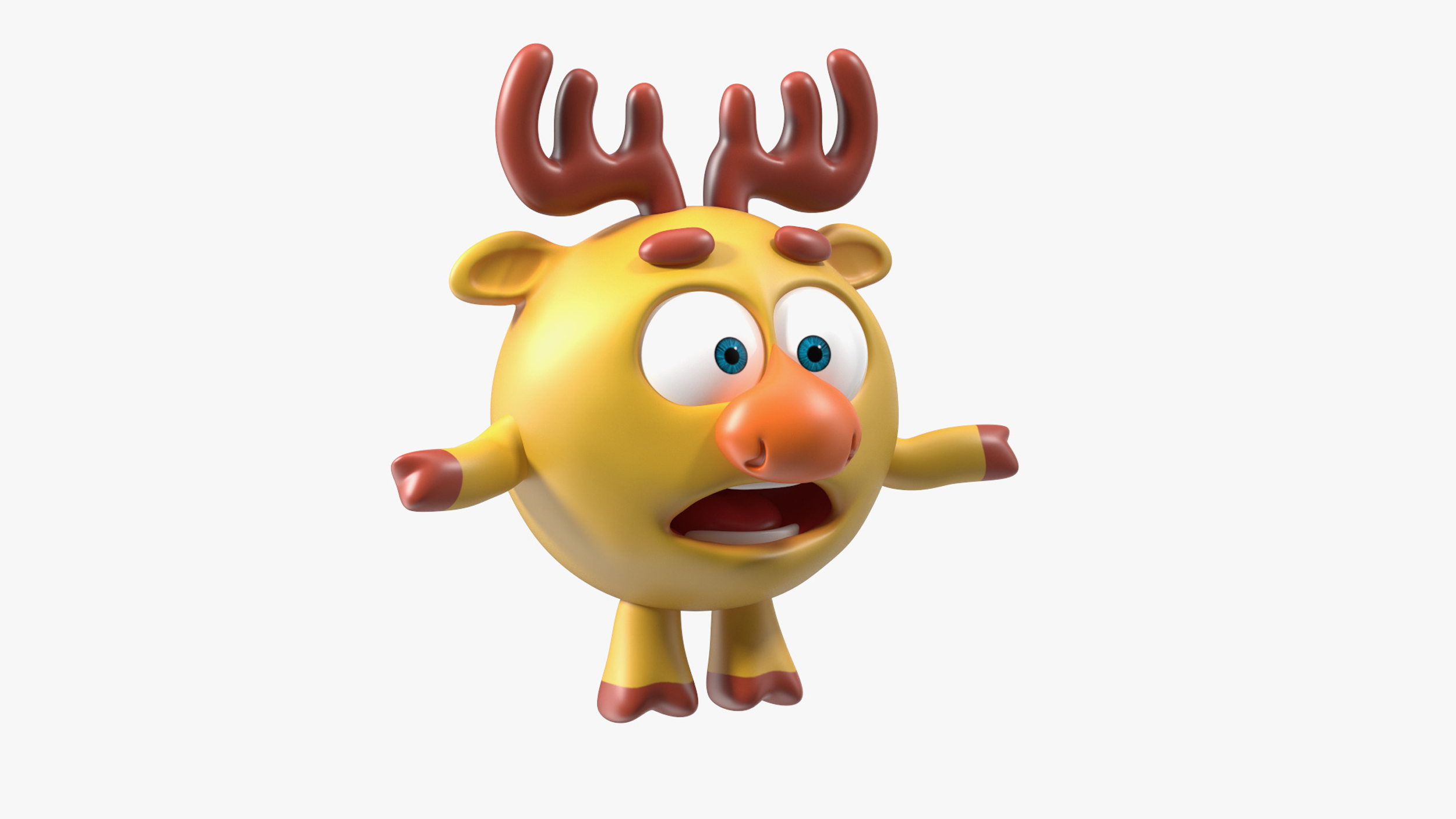 3D model Dokko Character Kikoriki Rigged for Cinema 4D