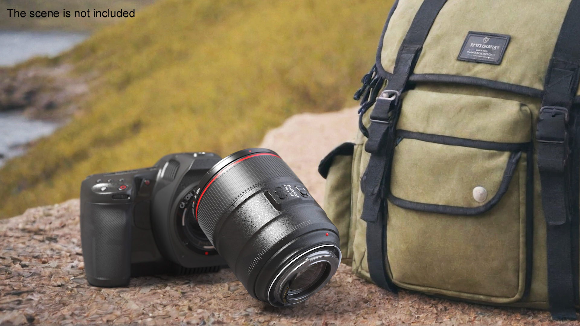 3D Lens Canon EF 85mm model