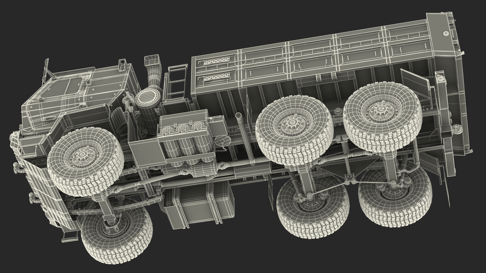 Oshkosh FMTV Dump Truck Exterior Only 3D