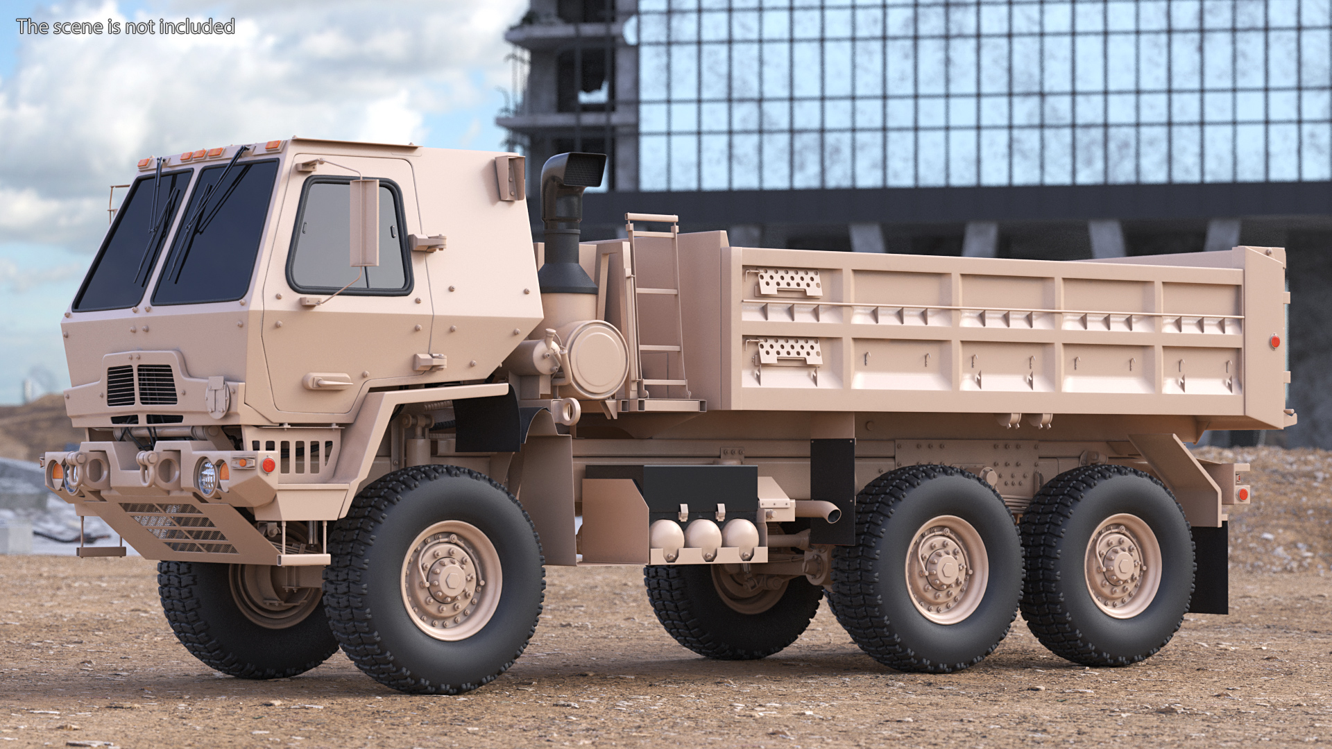 Oshkosh FMTV Dump Truck Exterior Only 3D