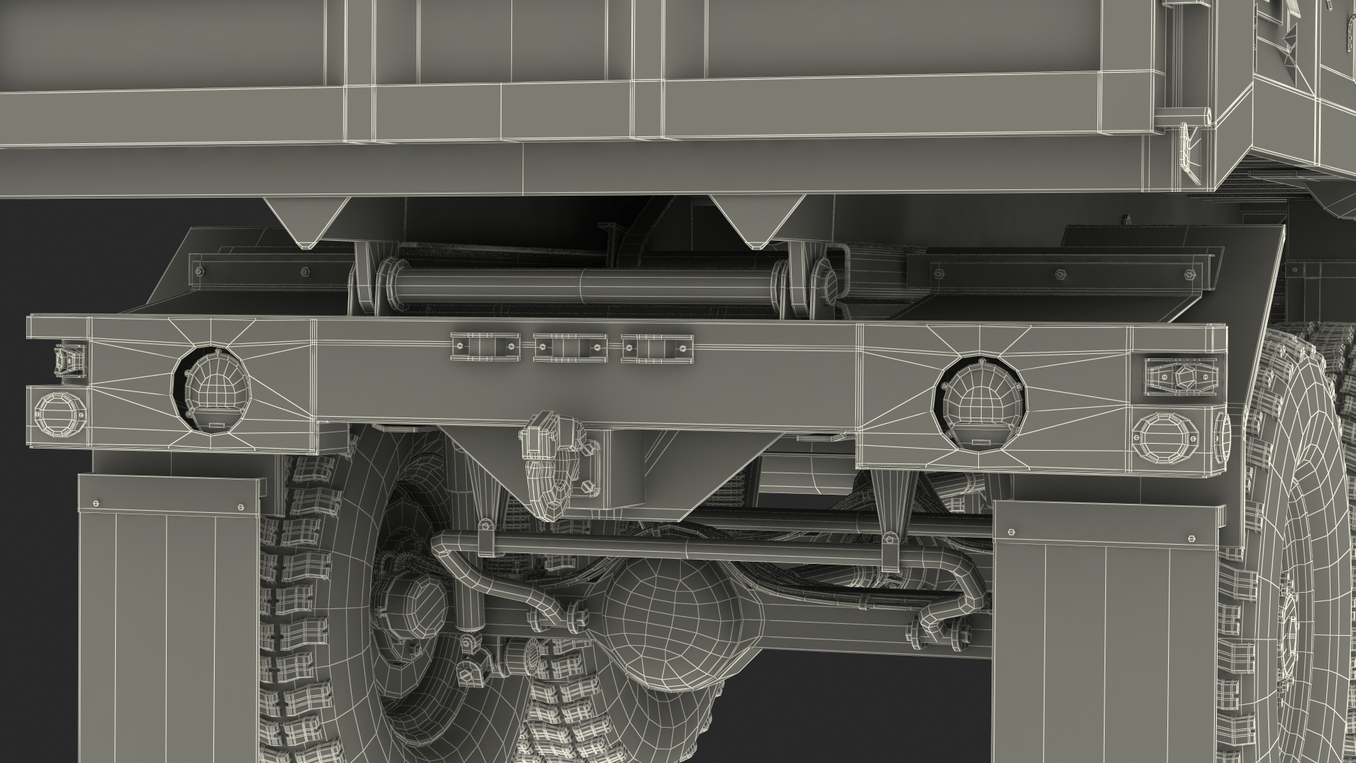 Oshkosh FMTV Dump Truck Exterior Only 3D