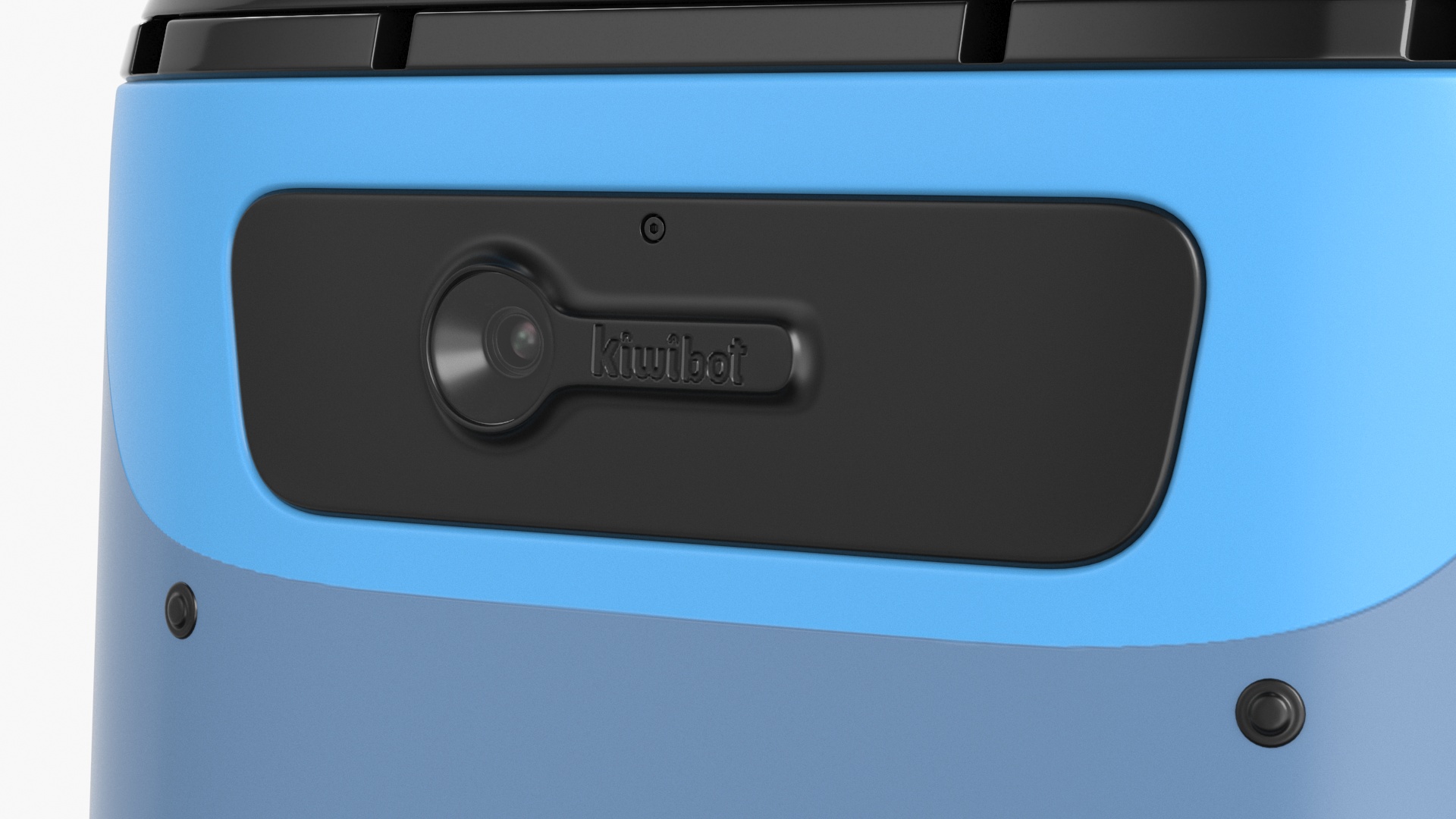 Cyan Delivery Robot Kiwibot Rigged 3D model