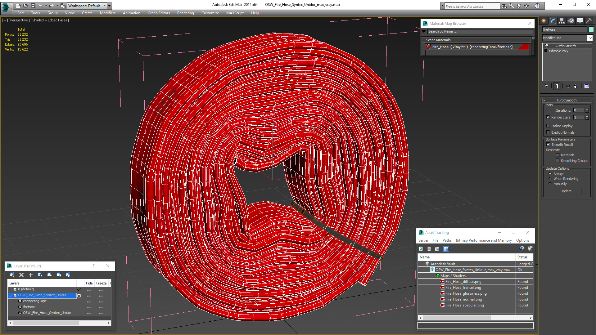 OSW Fire Hose Syntex Unidur 3D
