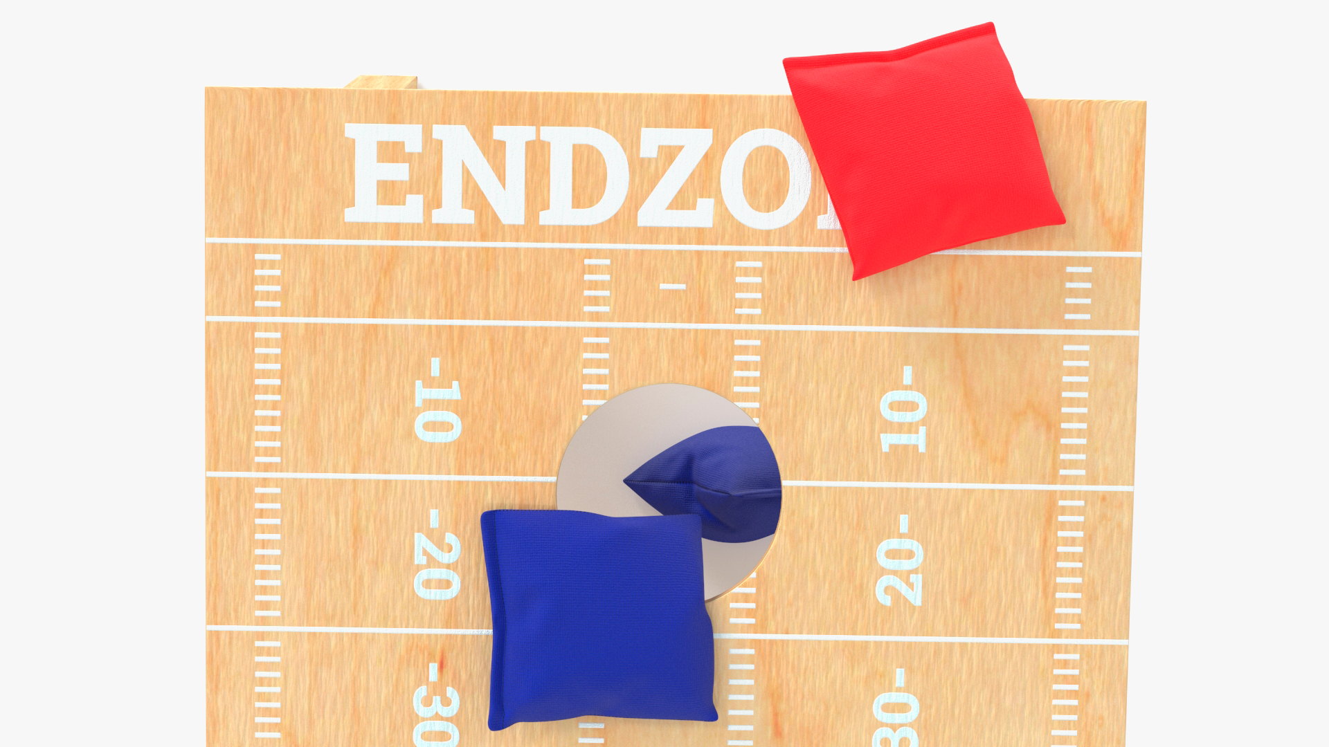 Wooden Cornhole Bean Bag Toss Game 3D model