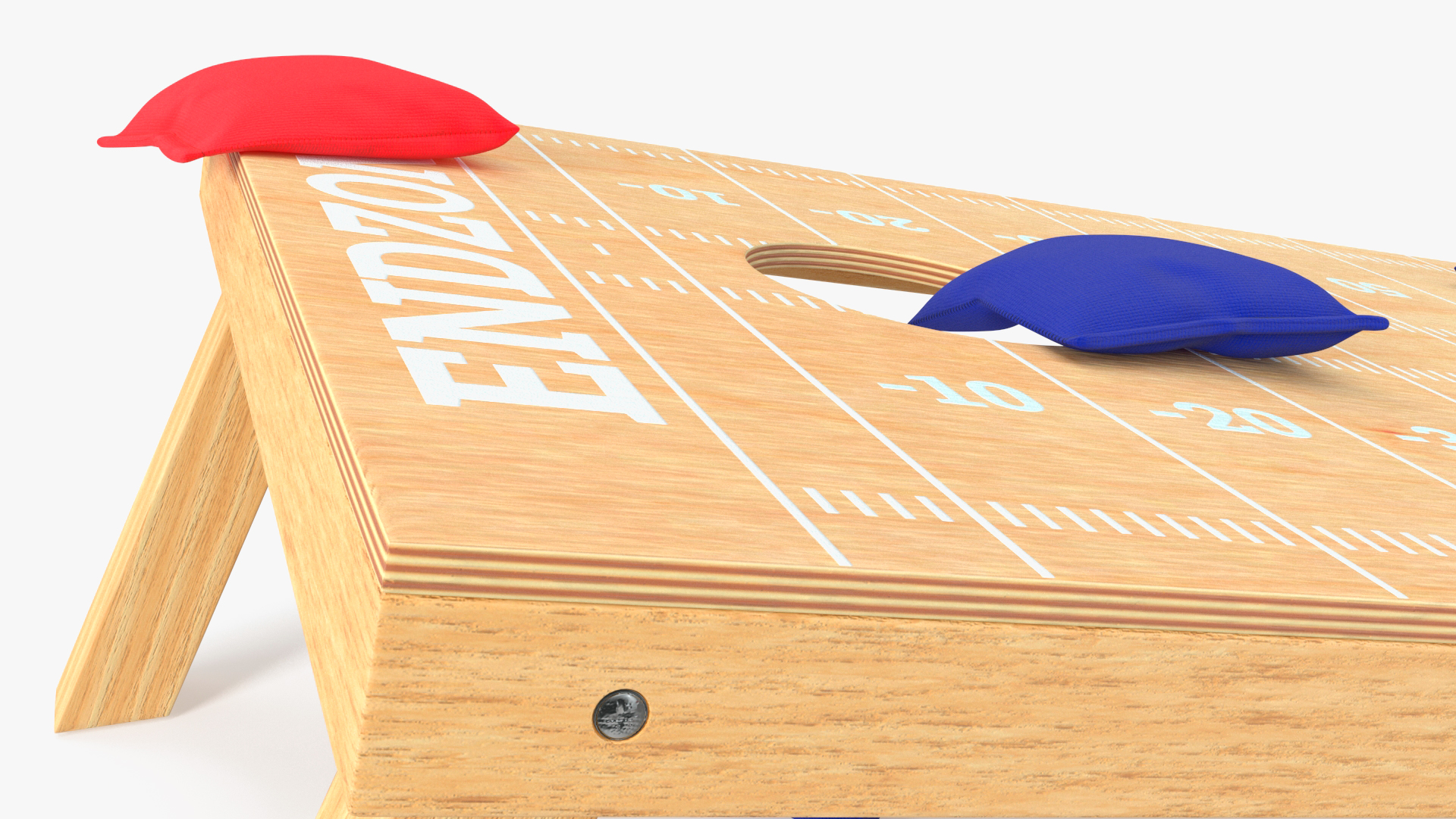 Wooden Cornhole Bean Bag Toss Game 3D model