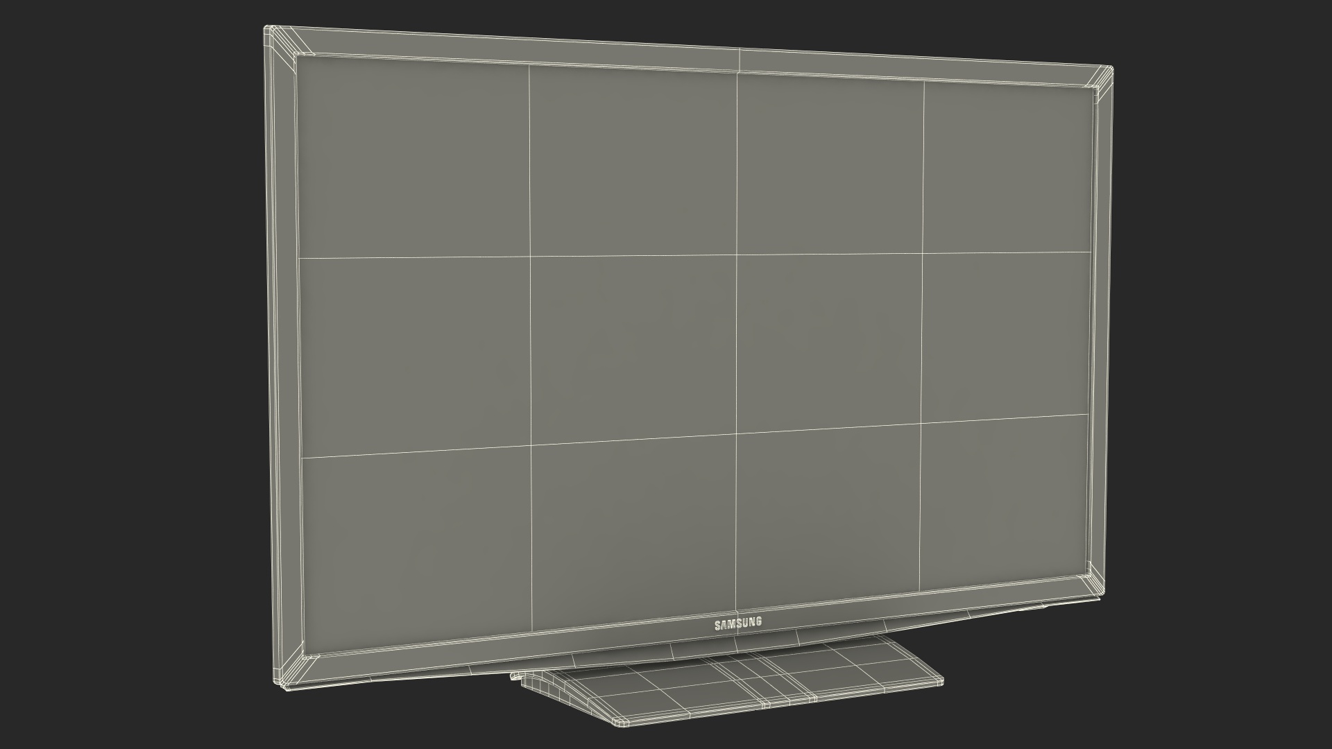 3D model Samsung LCD Television 28 inch