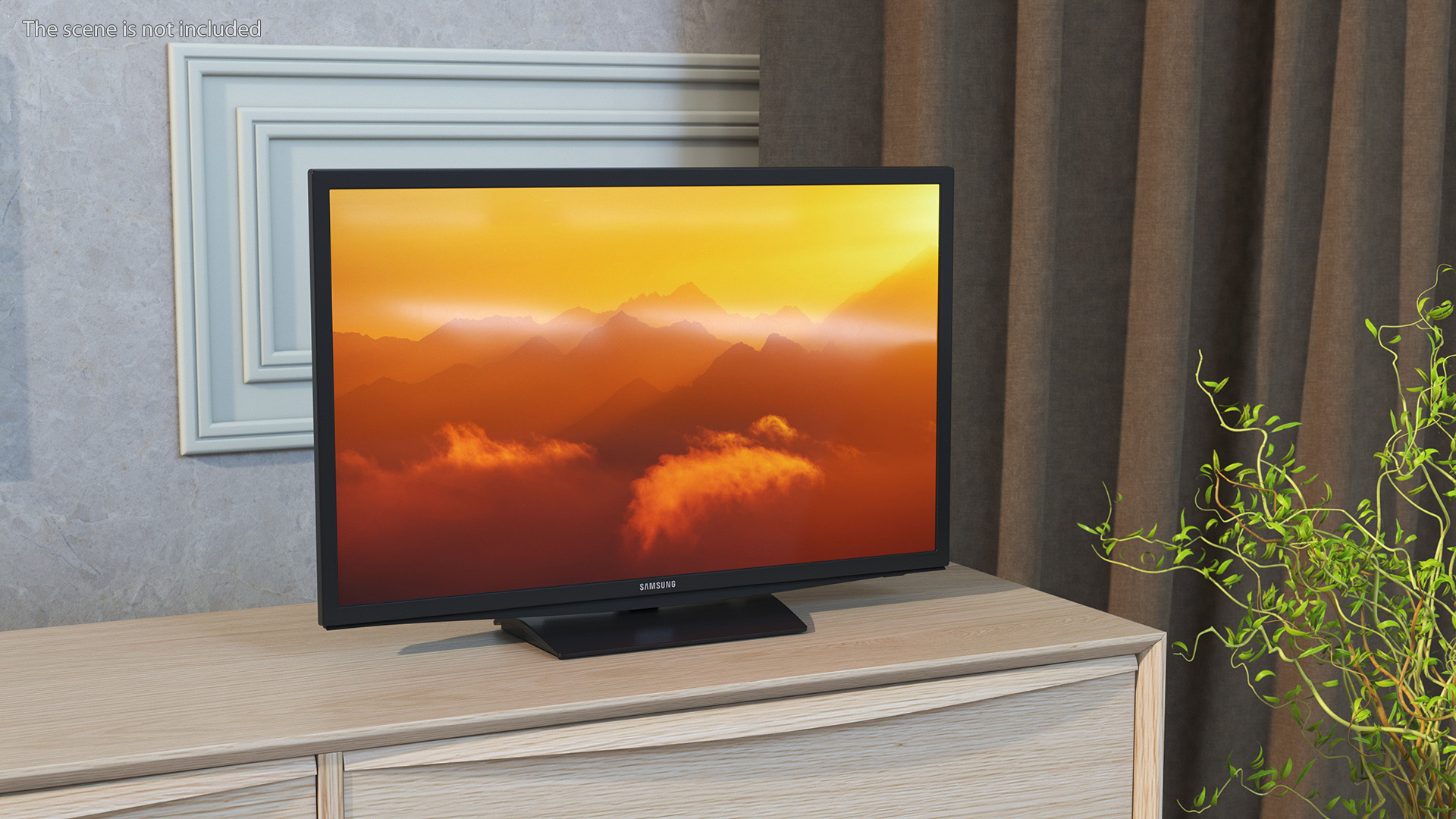 3D model Samsung LCD Television 28 inch