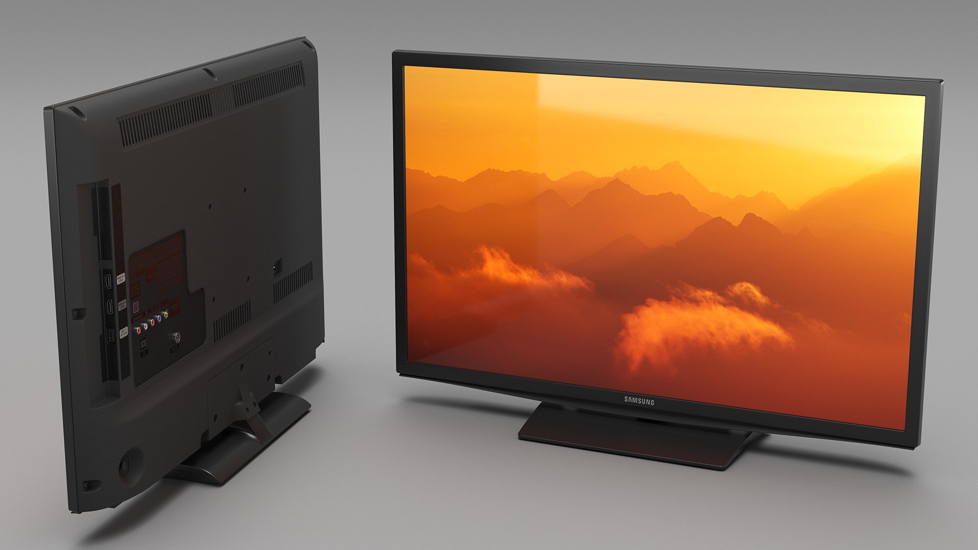 3D model Samsung LCD Television 28 inch