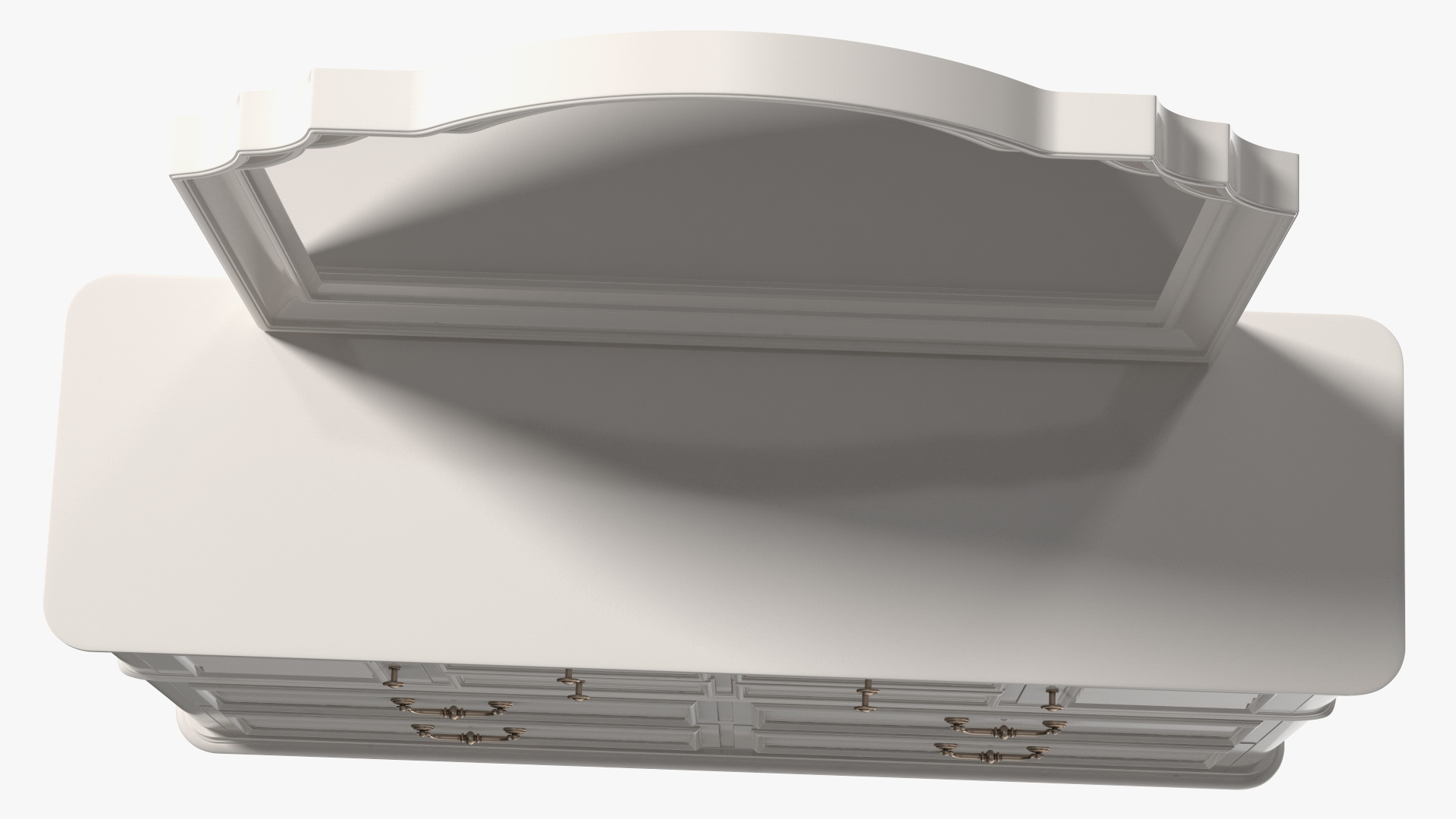 Charleston Dresser White 3D model