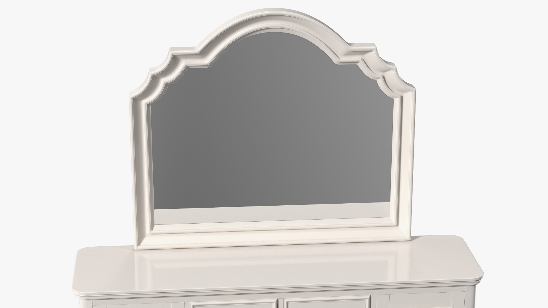 Charleston Dresser White 3D model