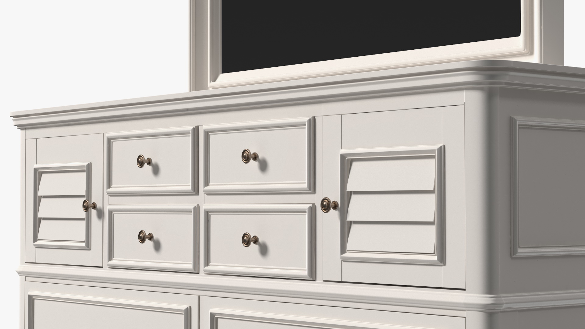 Charleston Dresser White 3D model