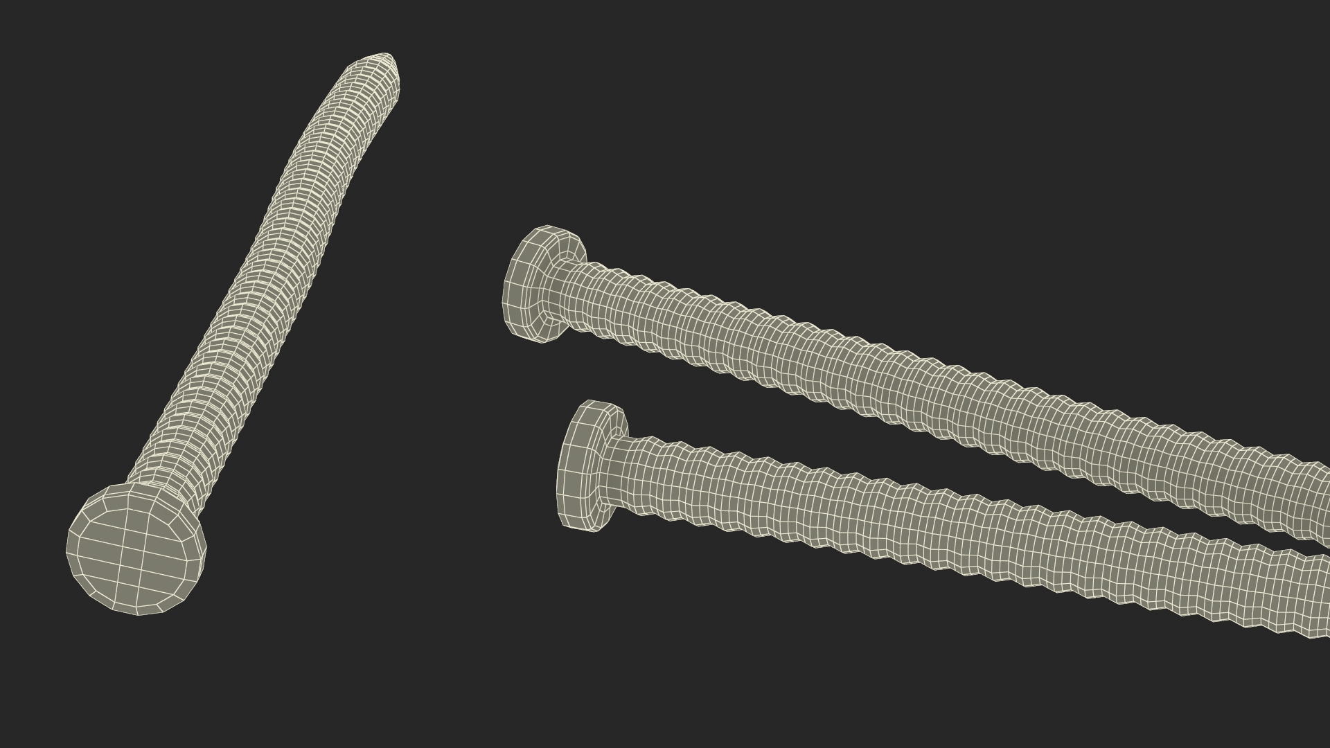 3D Panel Board Nails Old