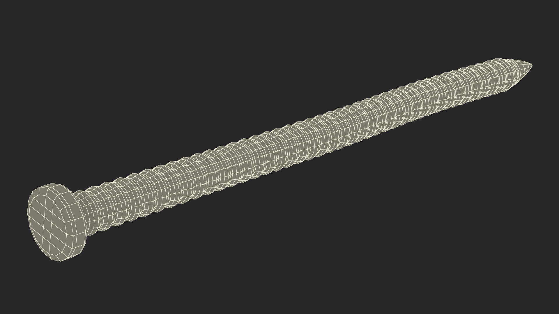 3D Panel Board Nails Old