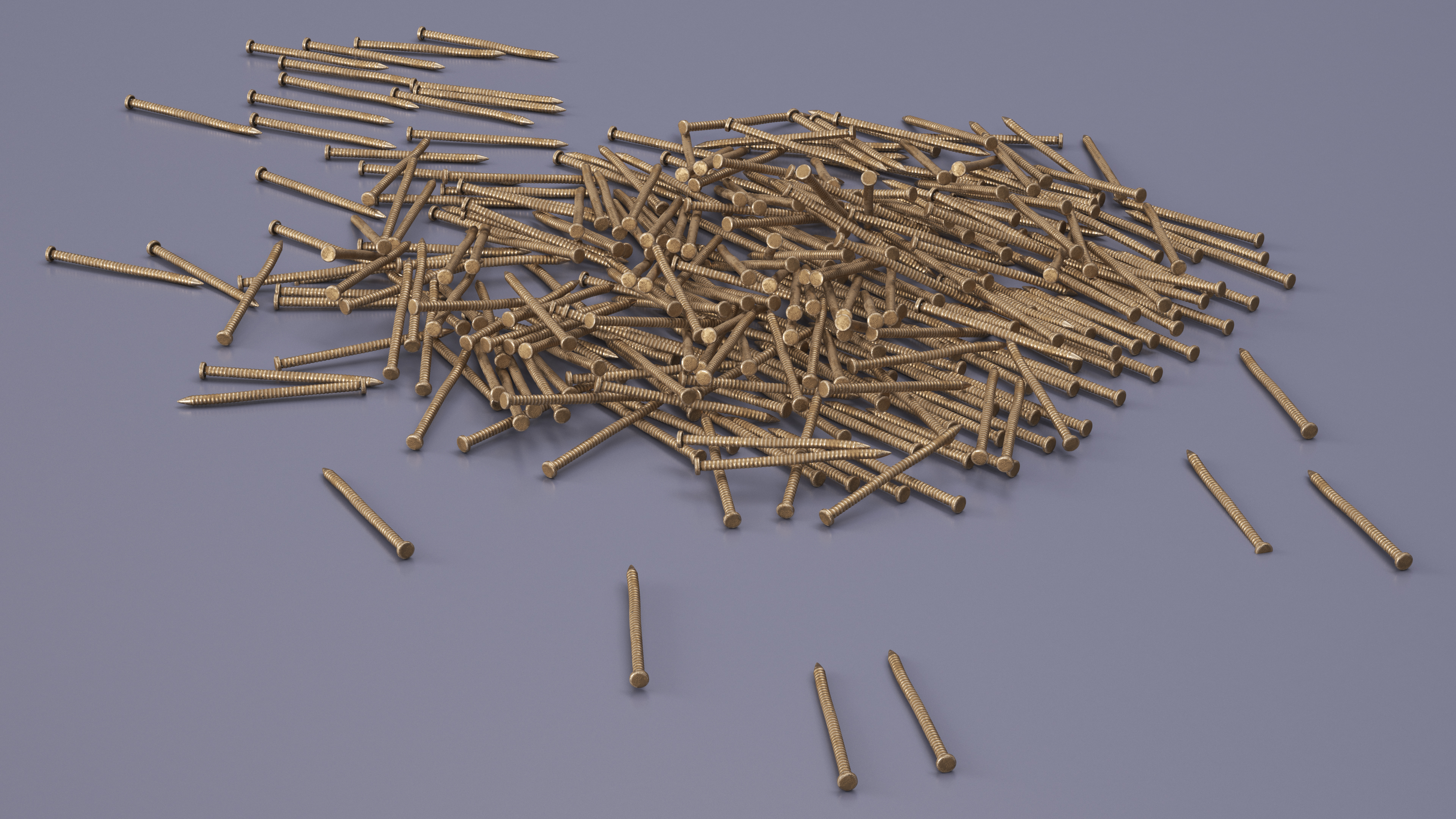 3D Panel Board Nails Old
