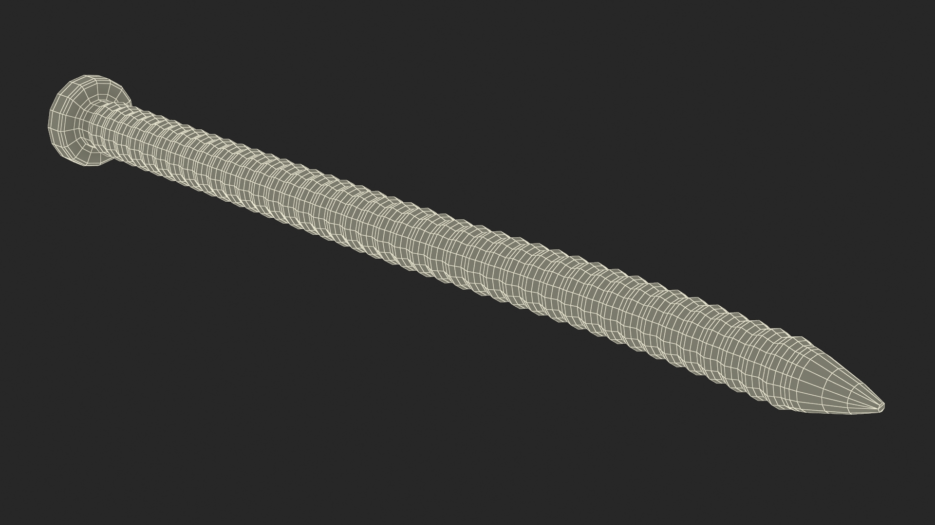 3D Panel Board Nails Old