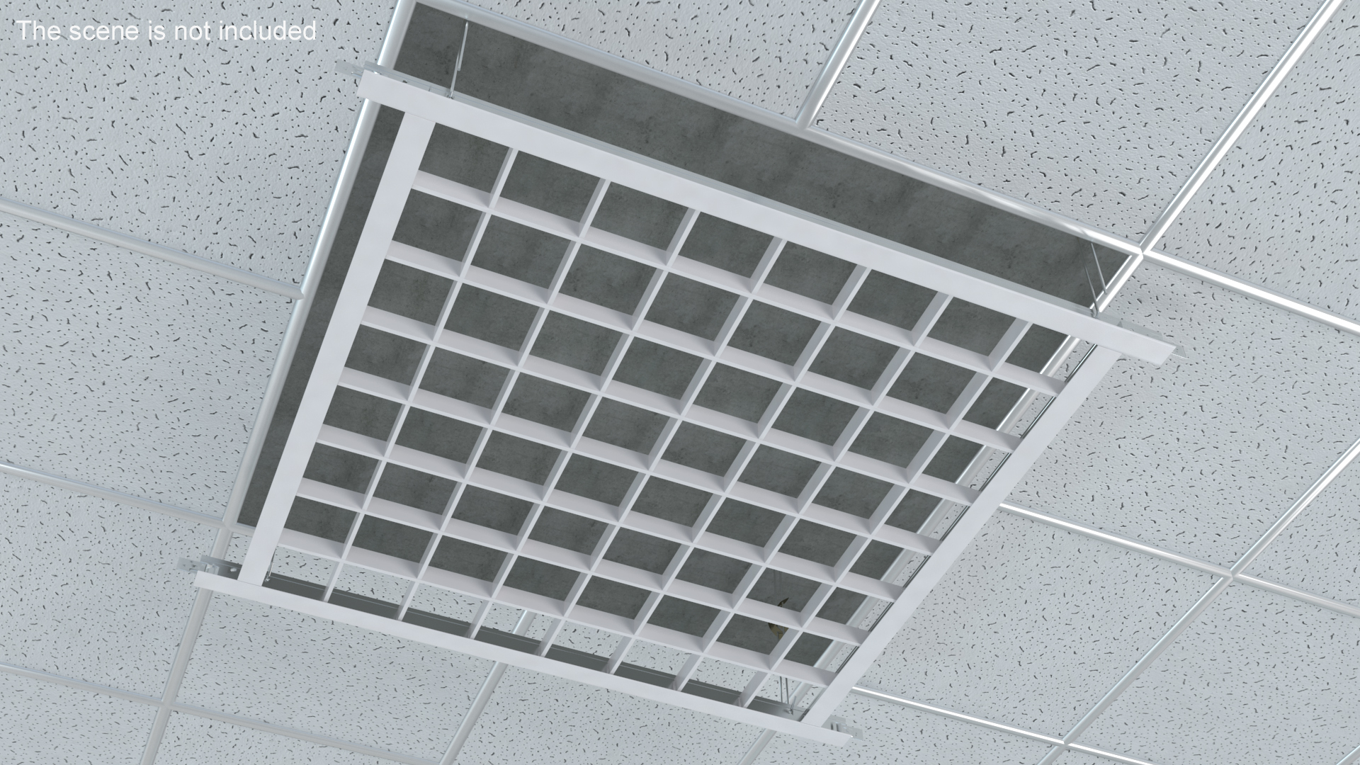 3D Aluminum Grid Ceiling