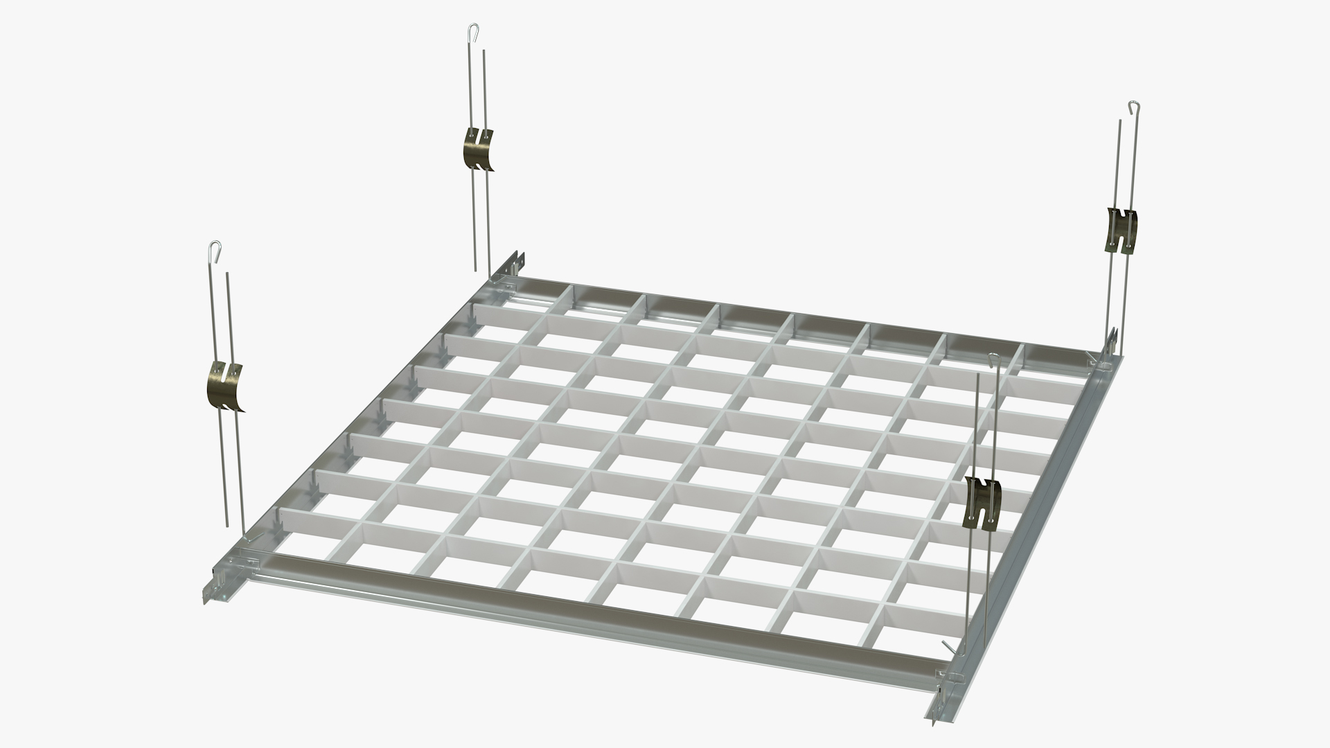 3D Aluminum Grid Ceiling