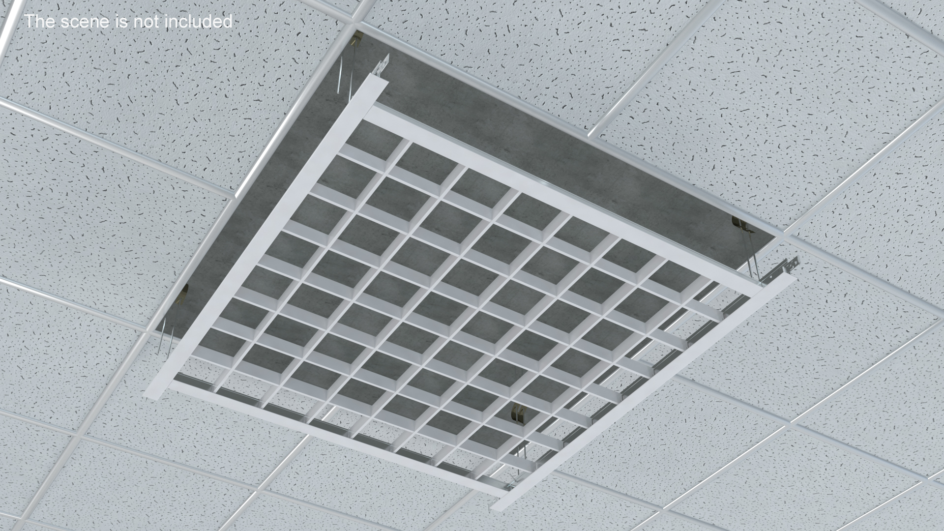 3D Aluminum Grid Ceiling