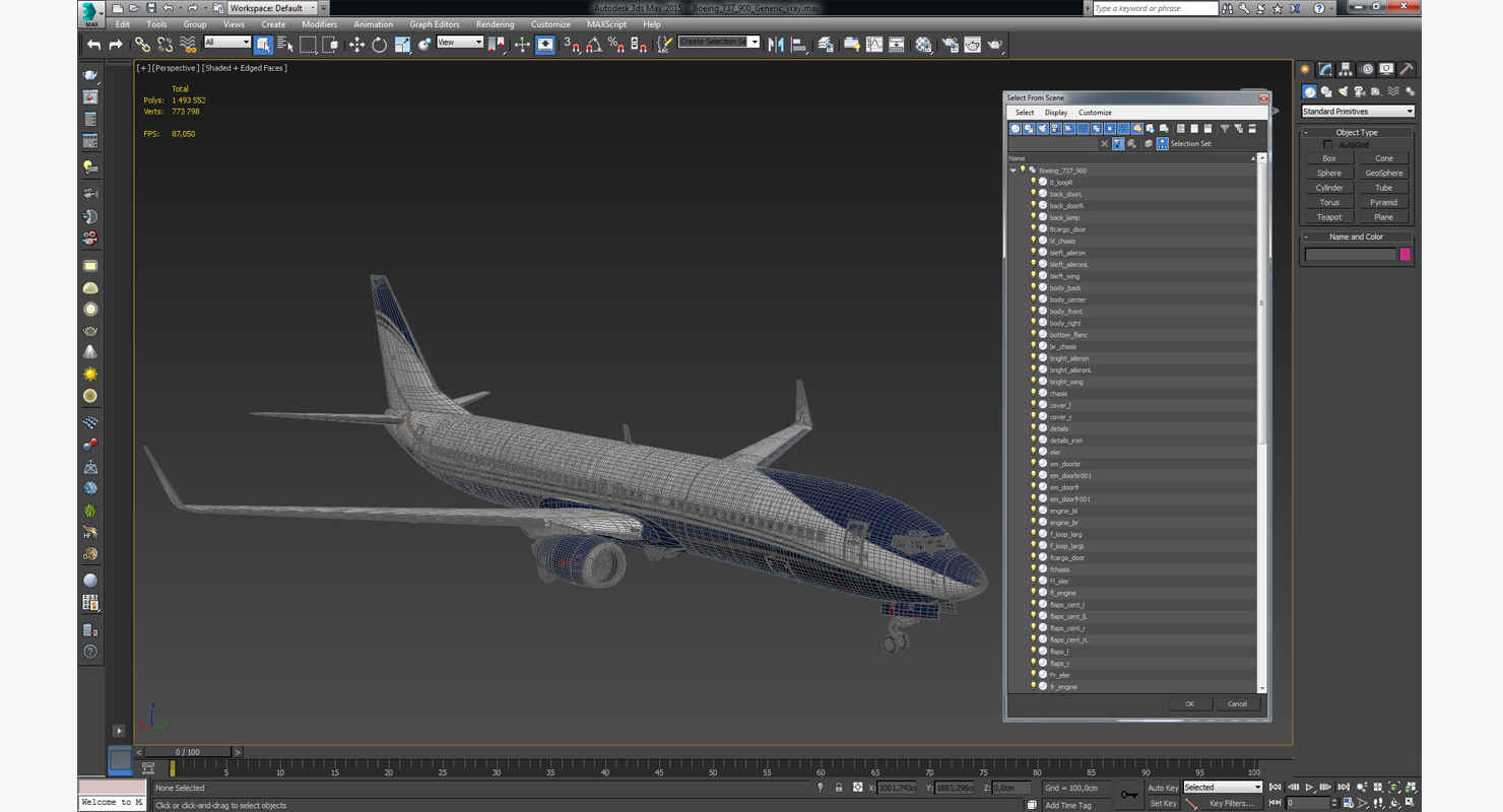 Boeing 737 900 Generic 3D