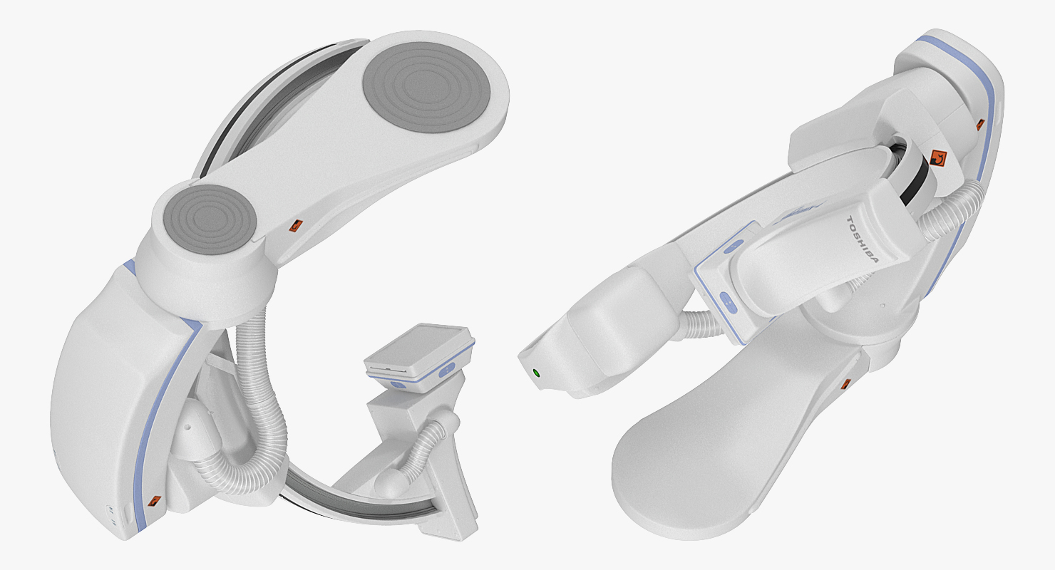 Floor Mounted C Arm System Toshiba 3D model