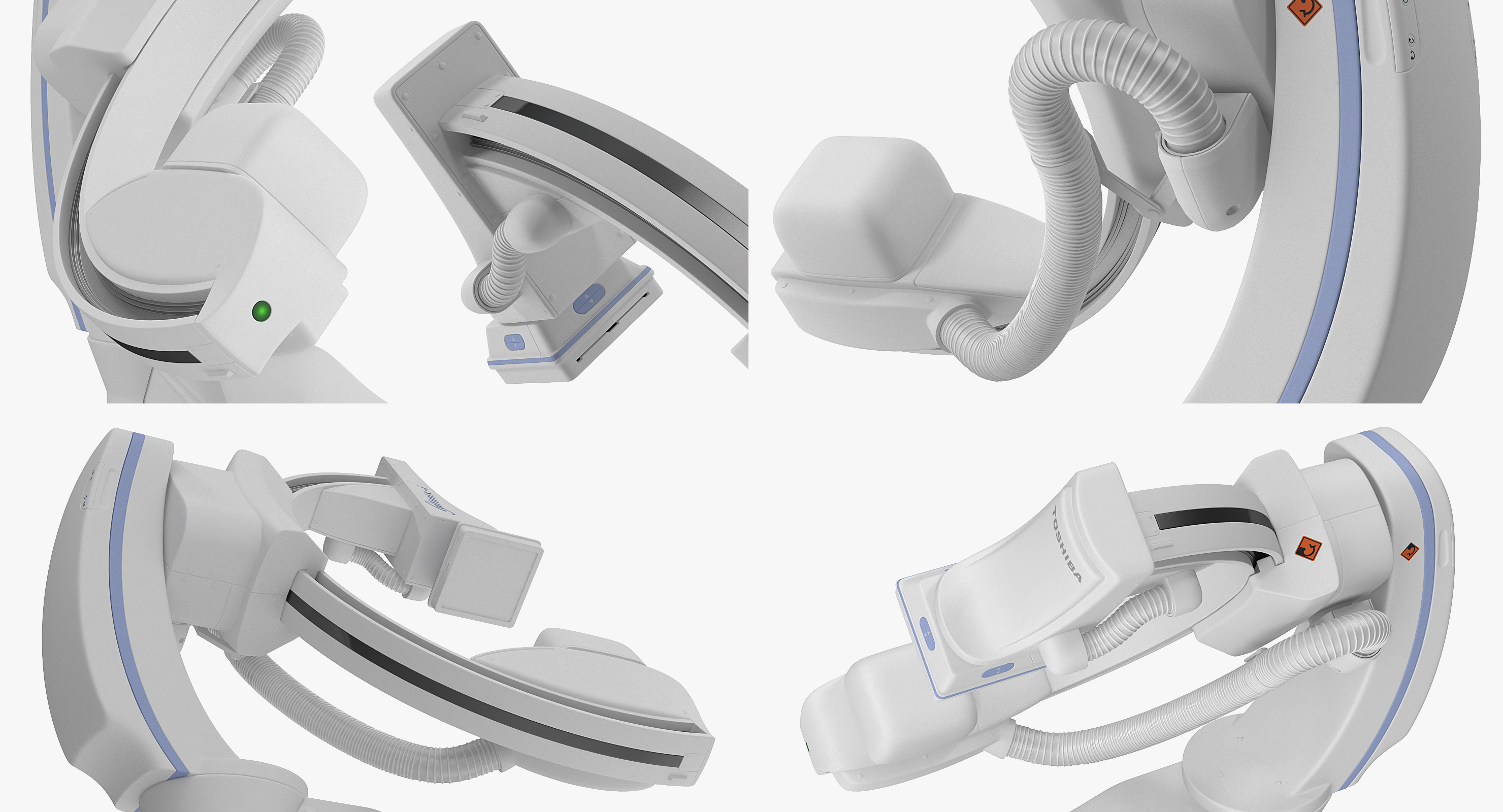 Floor Mounted C Arm System Toshiba 3D model