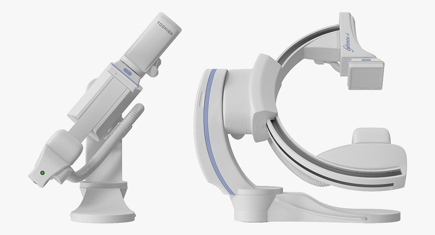 Floor Mounted C Arm System Toshiba 3D model