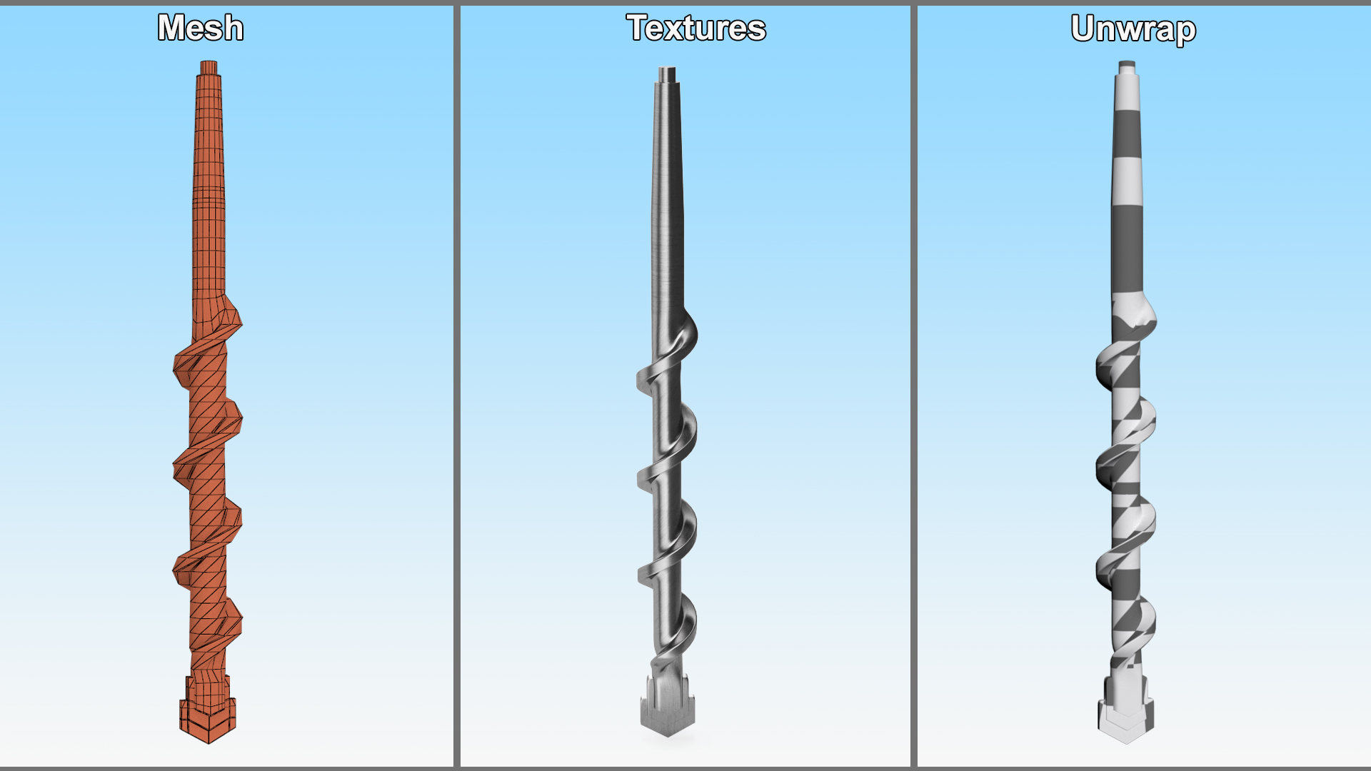 Masonry Drill Bit 3D