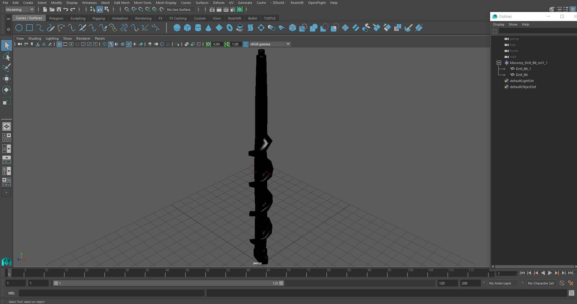 Masonry Drill Bit 3D