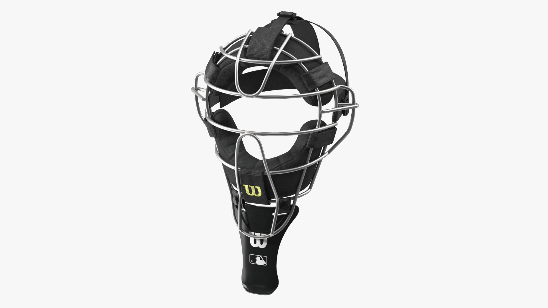 Umpire Baseball Catcher Mask Black 3D model
