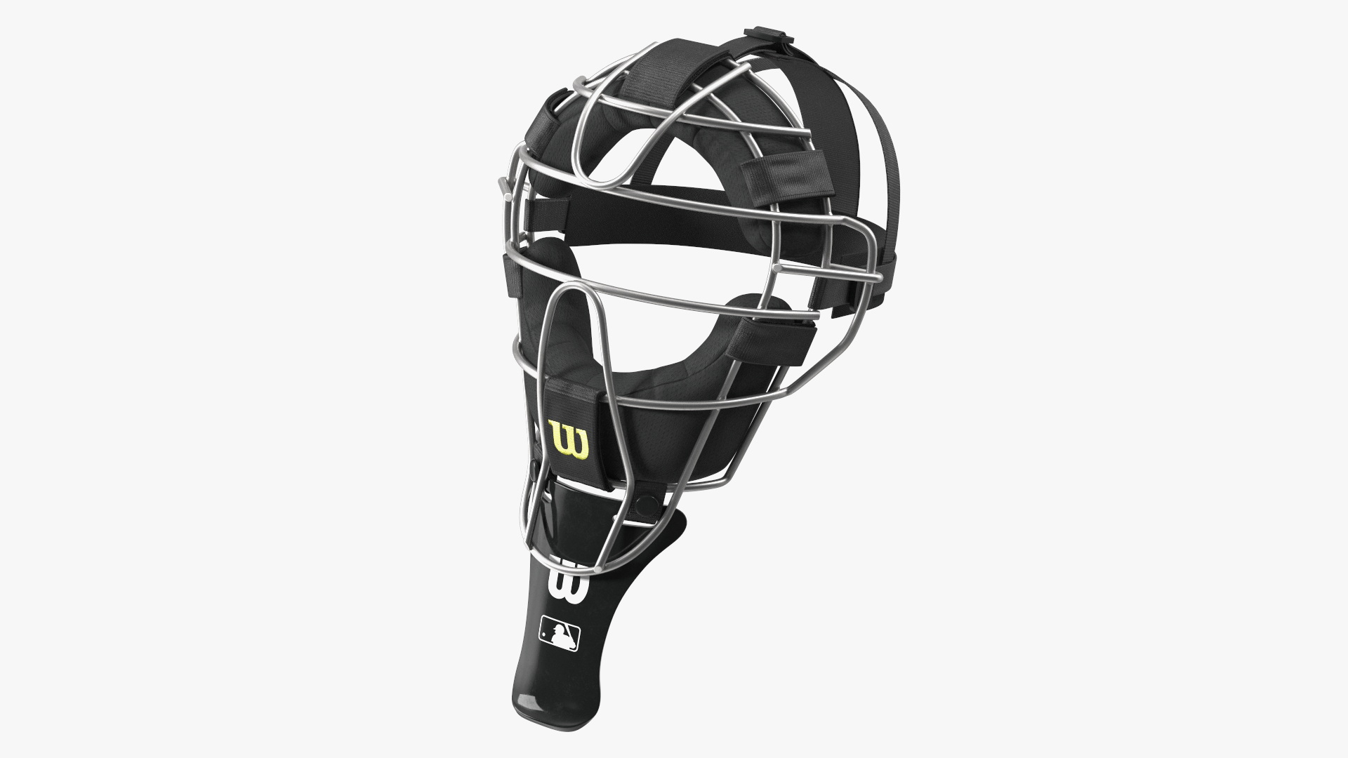 Umpire Baseball Catcher Mask Black 3D model