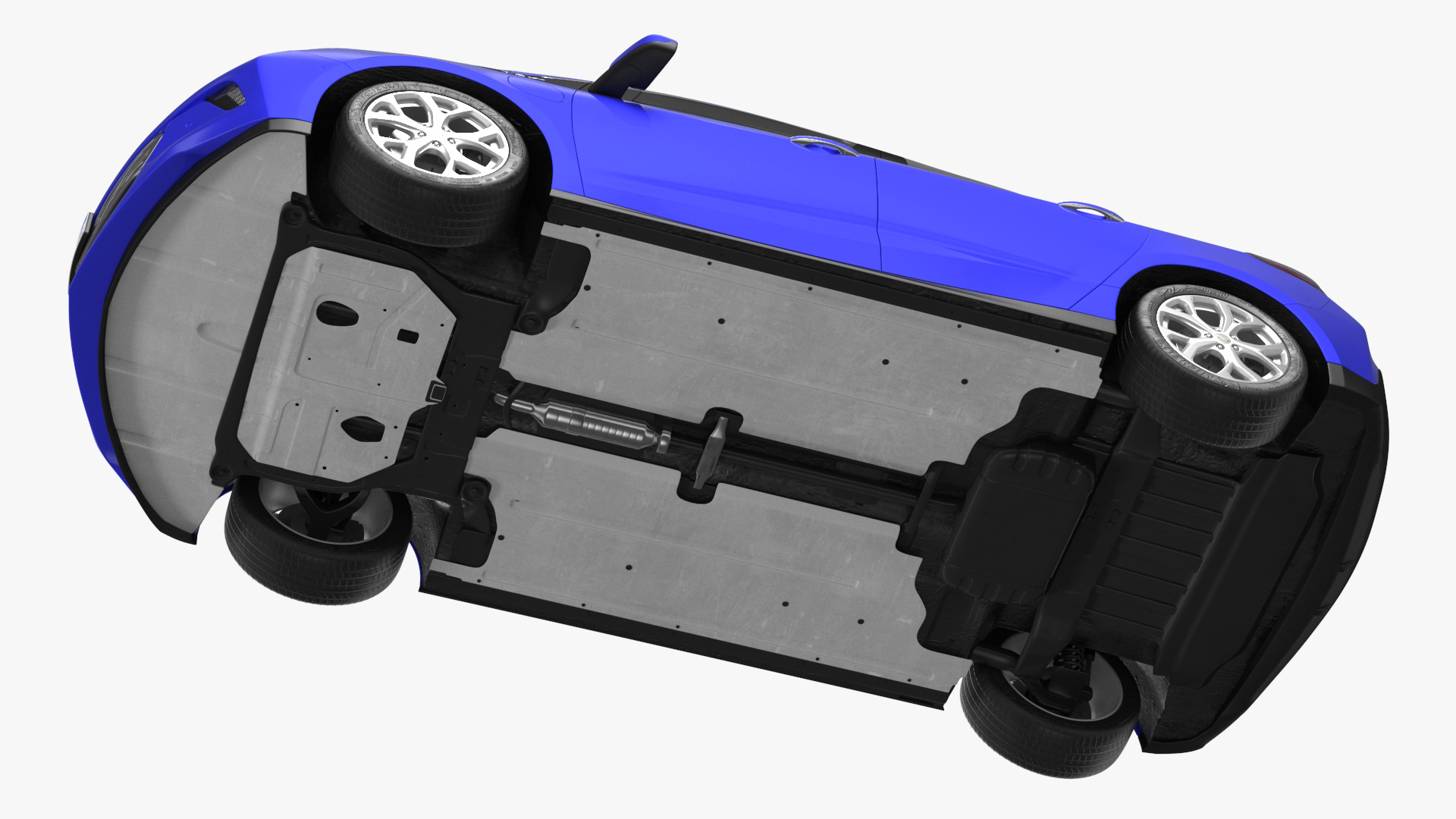 3D model Chevrolet Volt Rigged for Maya