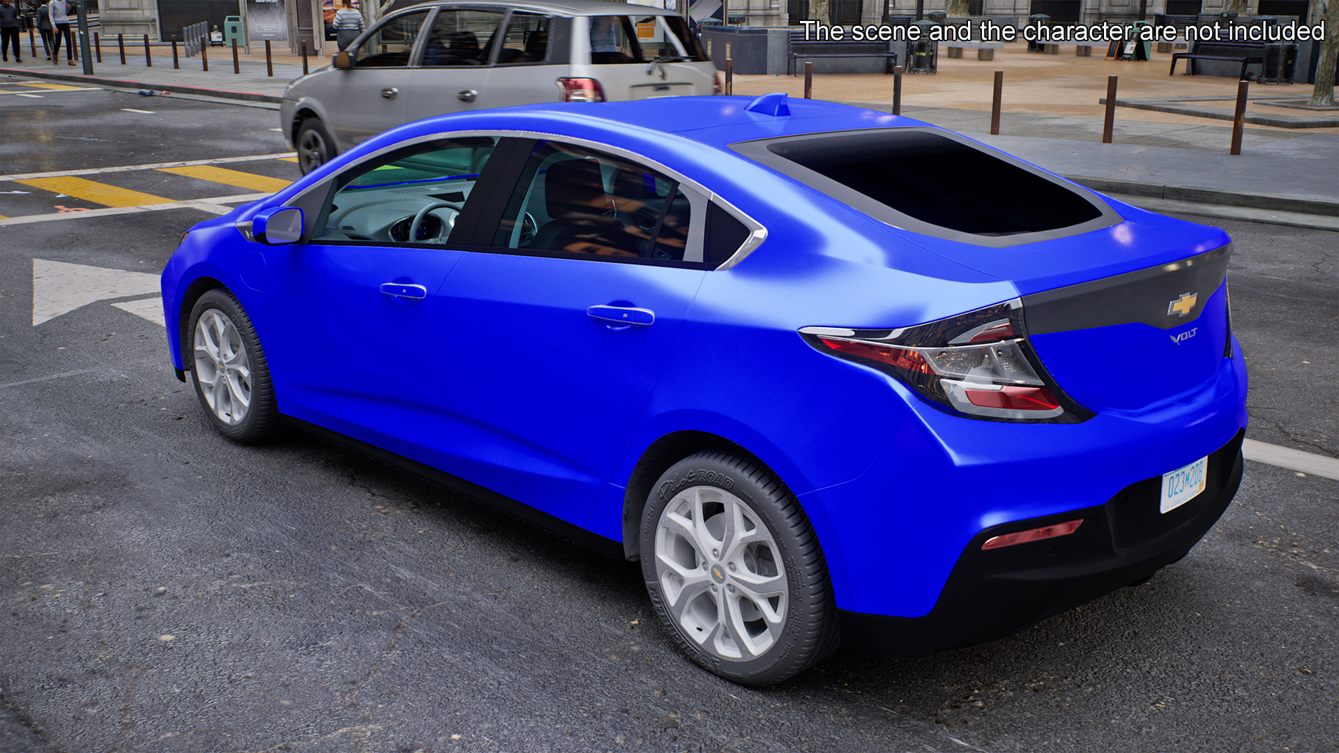 3D model Chevrolet Volt Rigged for Maya
