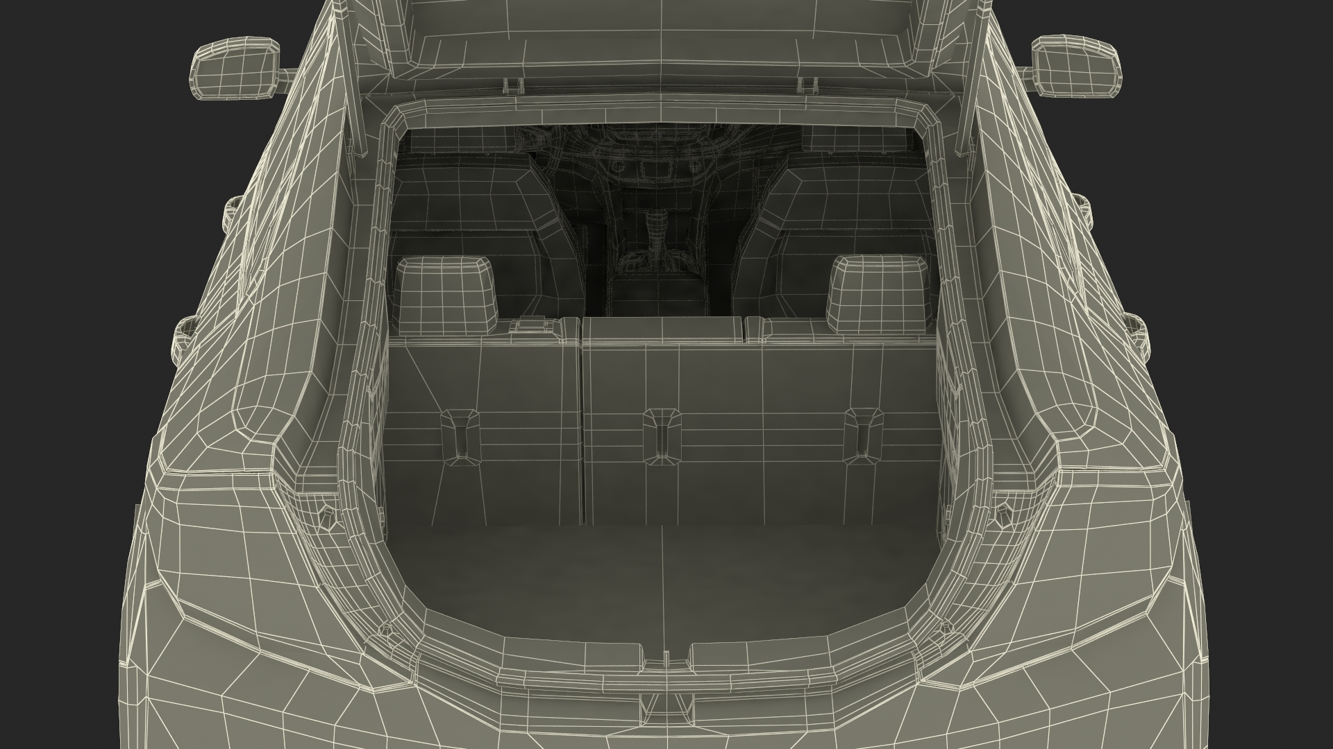3D model Chevrolet Volt Rigged for Maya